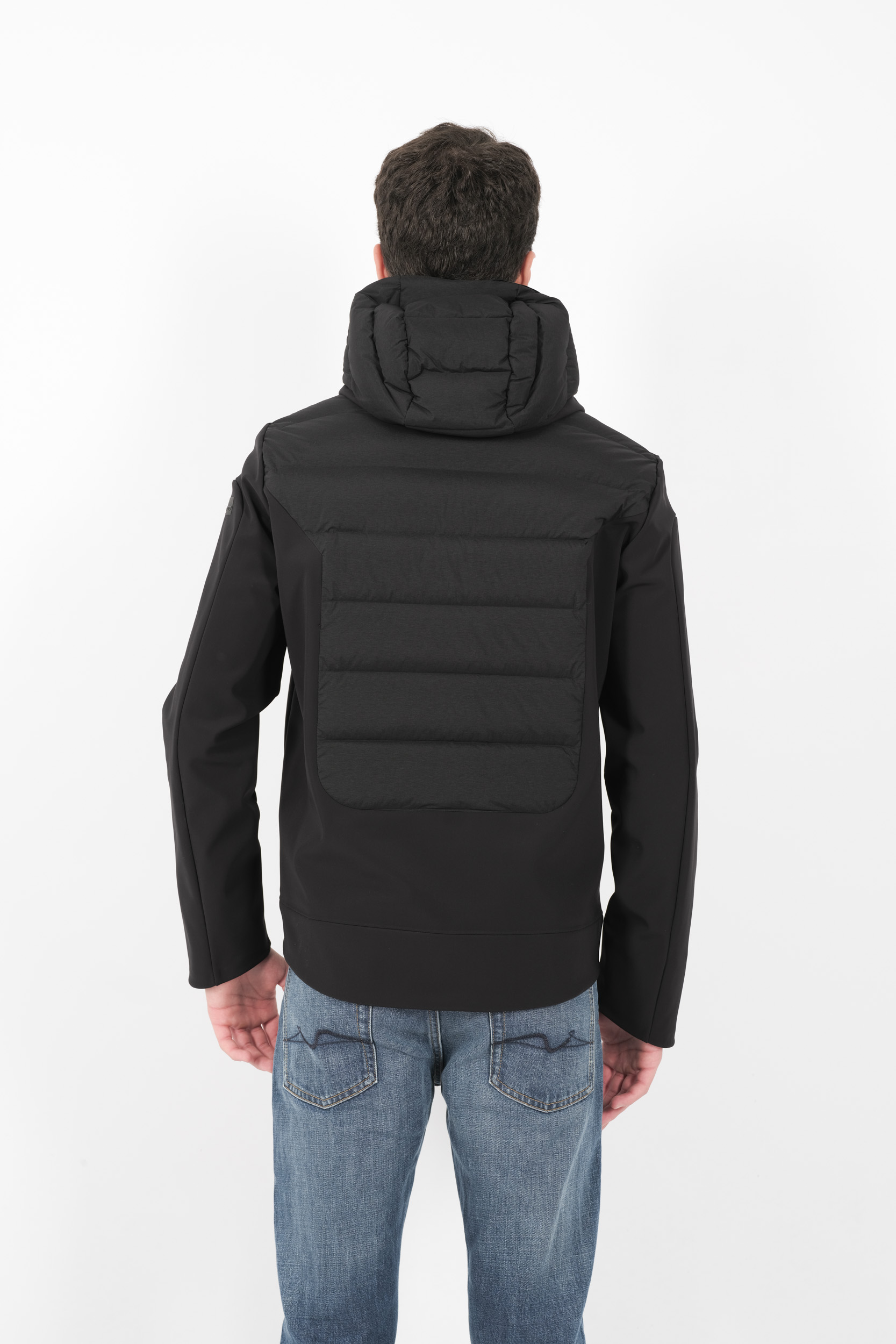  Image du produit VESTE RRD A CAPUCHE BI-MATIERE NOIR W24047-10 - 5