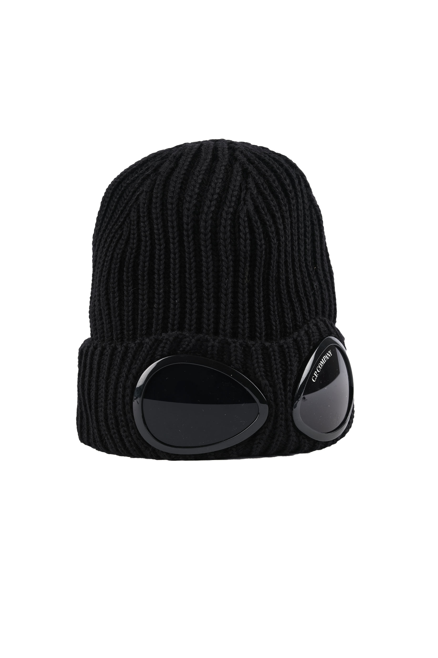  Image du produit BONNET C.P COMPANY EN LAINE MERINOS LUNETTES NOIR C122A-999 - 2