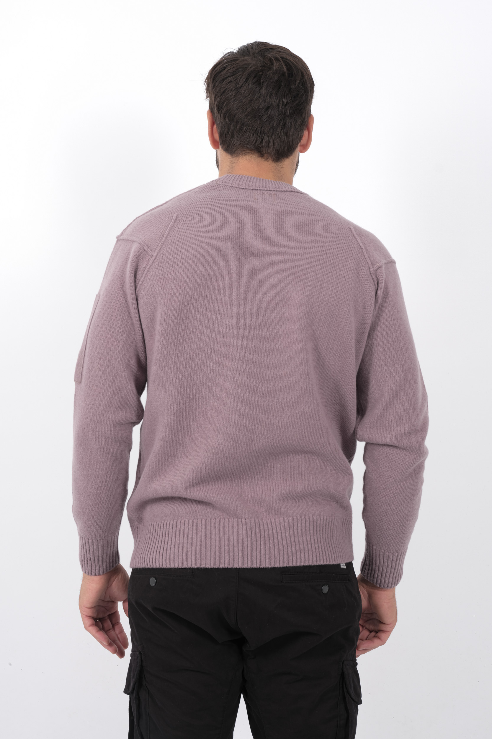  Image du produit PULL C.P COMPANY COL ROND LAVANDE N047A-735 - 5