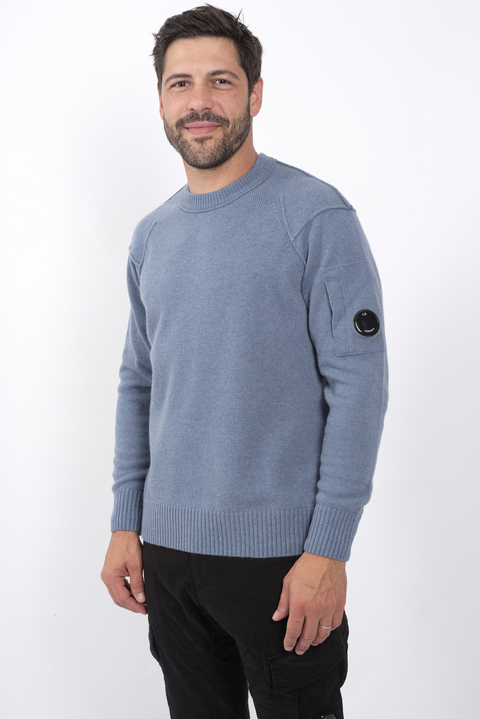 Image du produit PULL C.P COMPANY COL ROND BLEU N047A-851