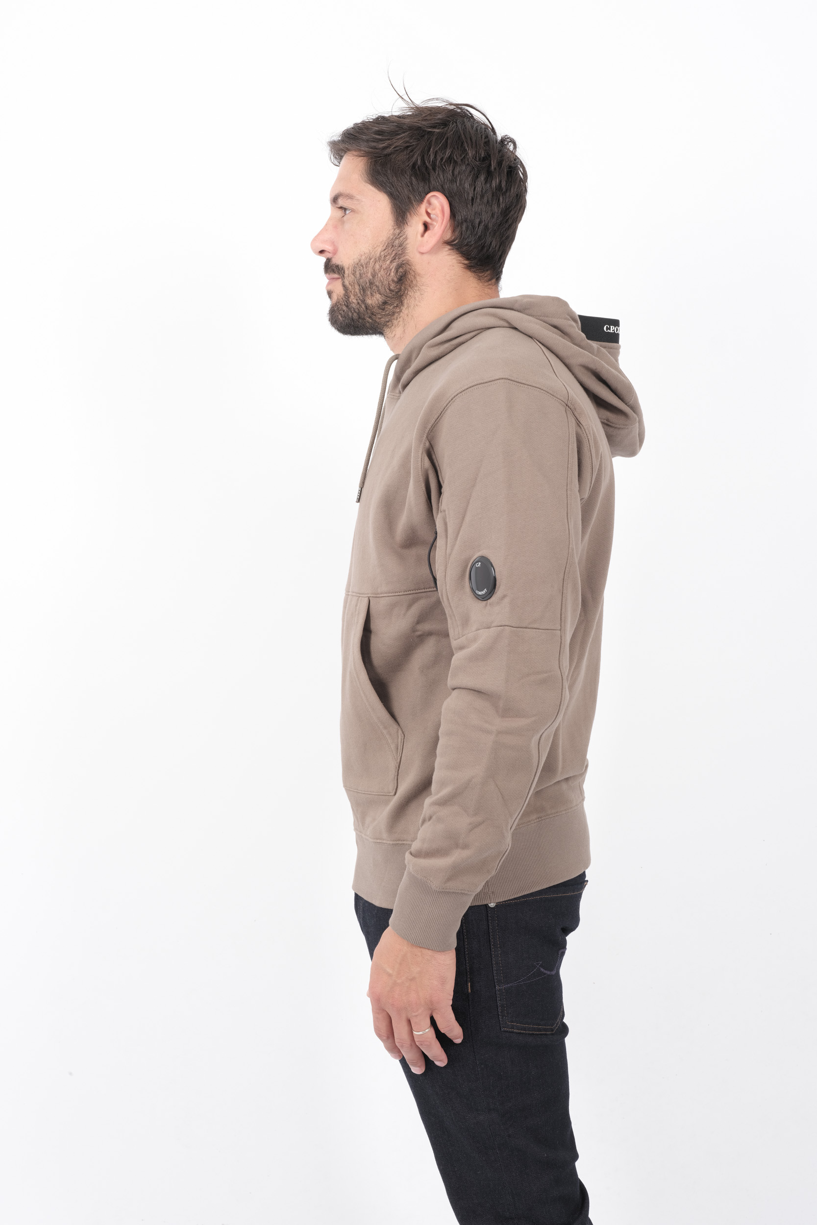 SWEAT C.P COMPANY CAPUCHE BEIGE S024A-359