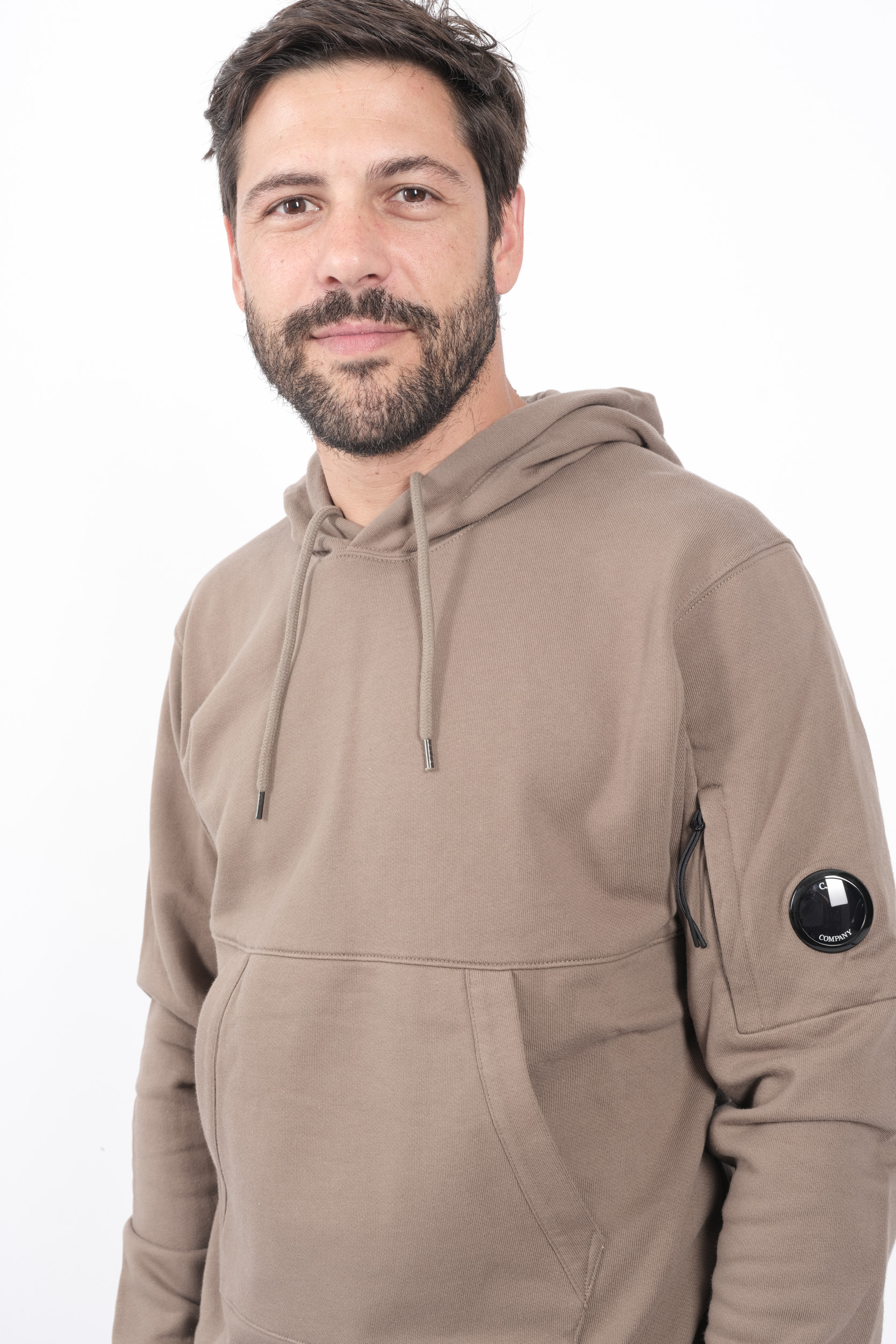 SWEAT C.P COMPANY CAPUCHE BEIGE S024A-359
