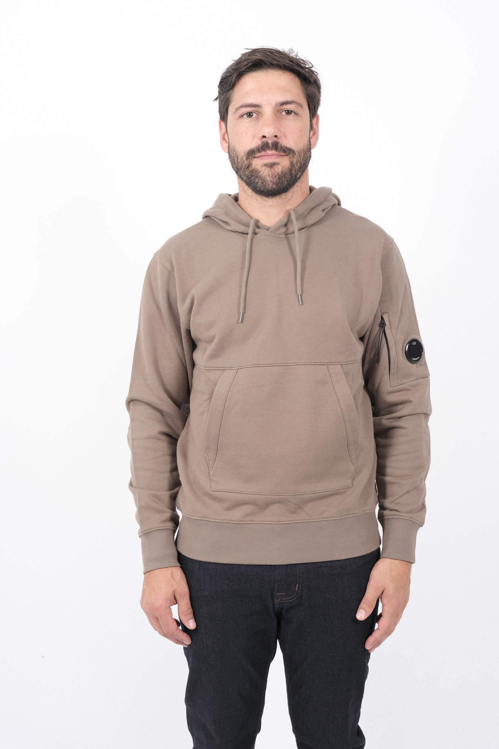 SWEAT C.P COMPANY CAPUCHE BEIGE S024A-359