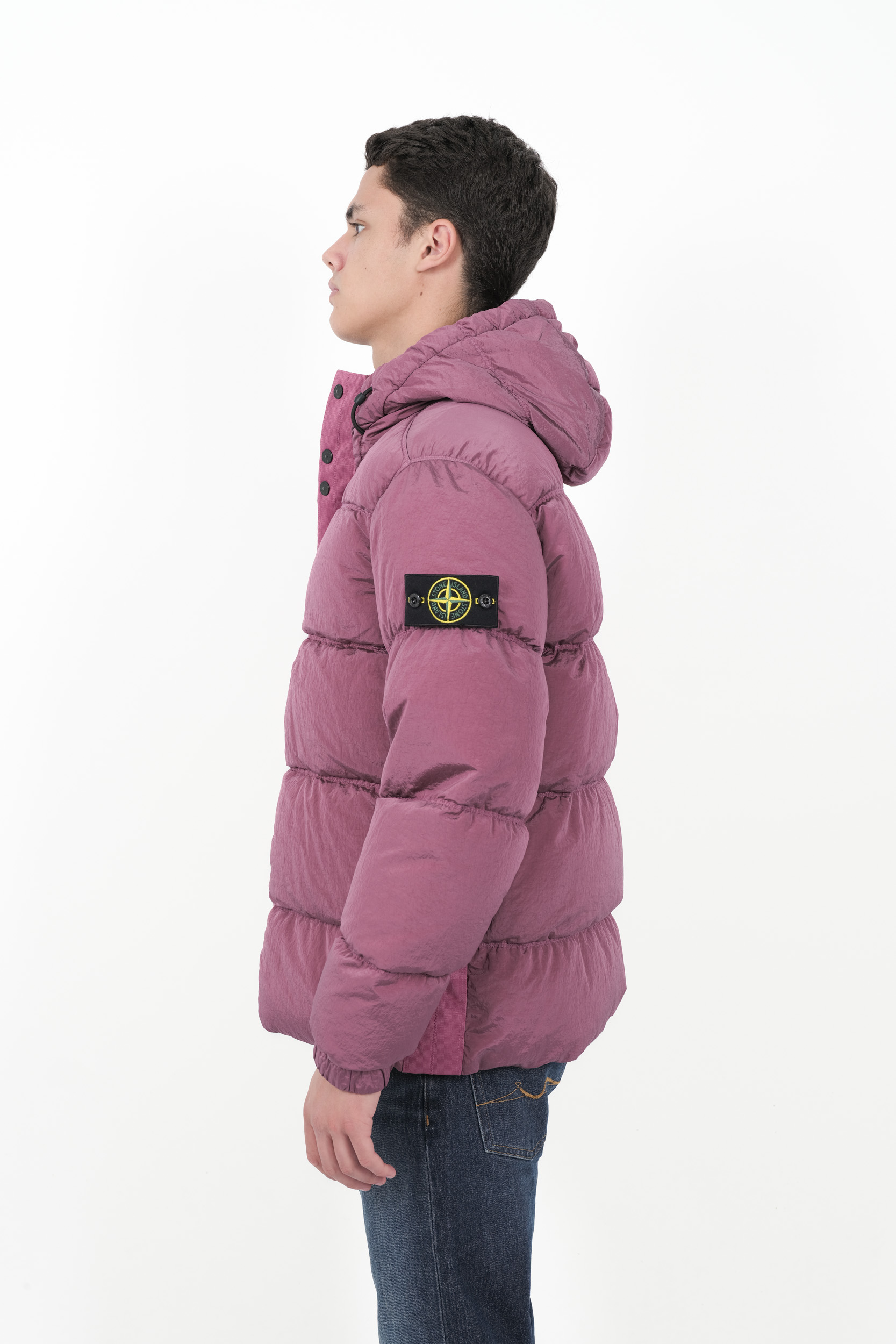 DOUDOUNE STONE ISLAND NYLON METAL ROSE 811541419-V0086