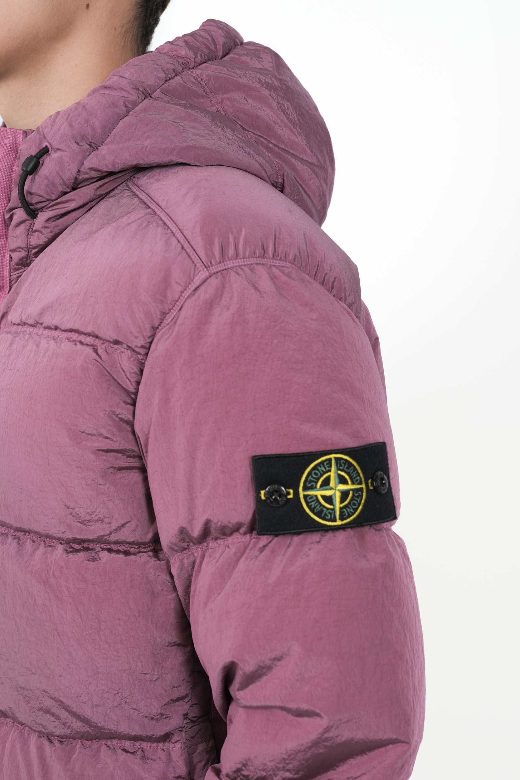 DOUDOUNE STONE ISLAND NYLON METAL ROSE 811541419-V0086