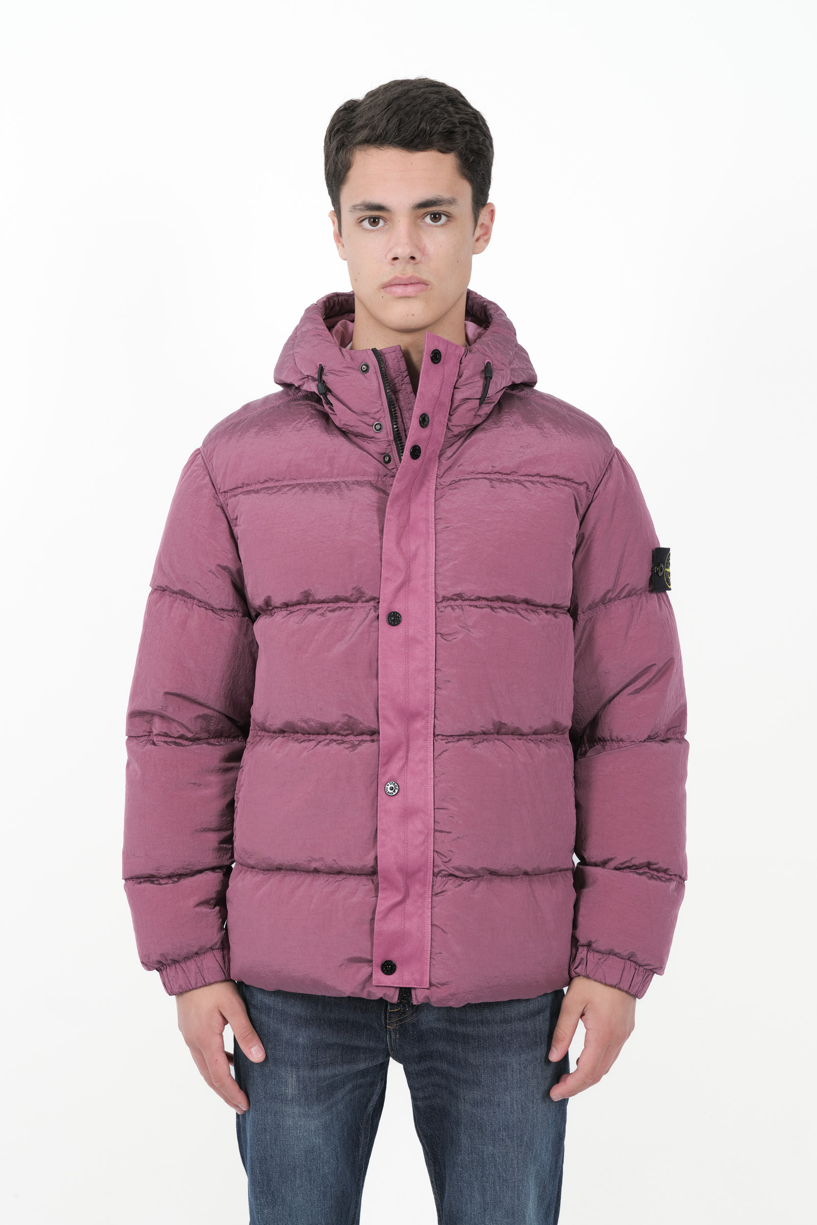 DOUDOUNE STONE ISLAND NYLON METAL ROSE 811541419-V0086