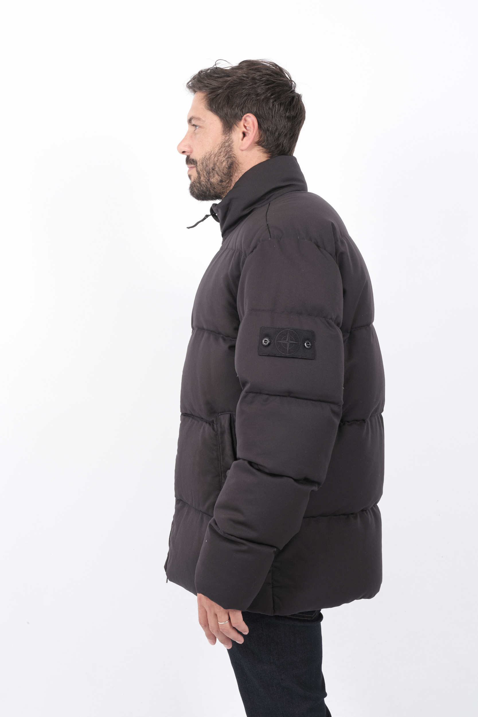 DOUDOUNE STONE ISLAND GHOST NOIR 8115453F3-V0029