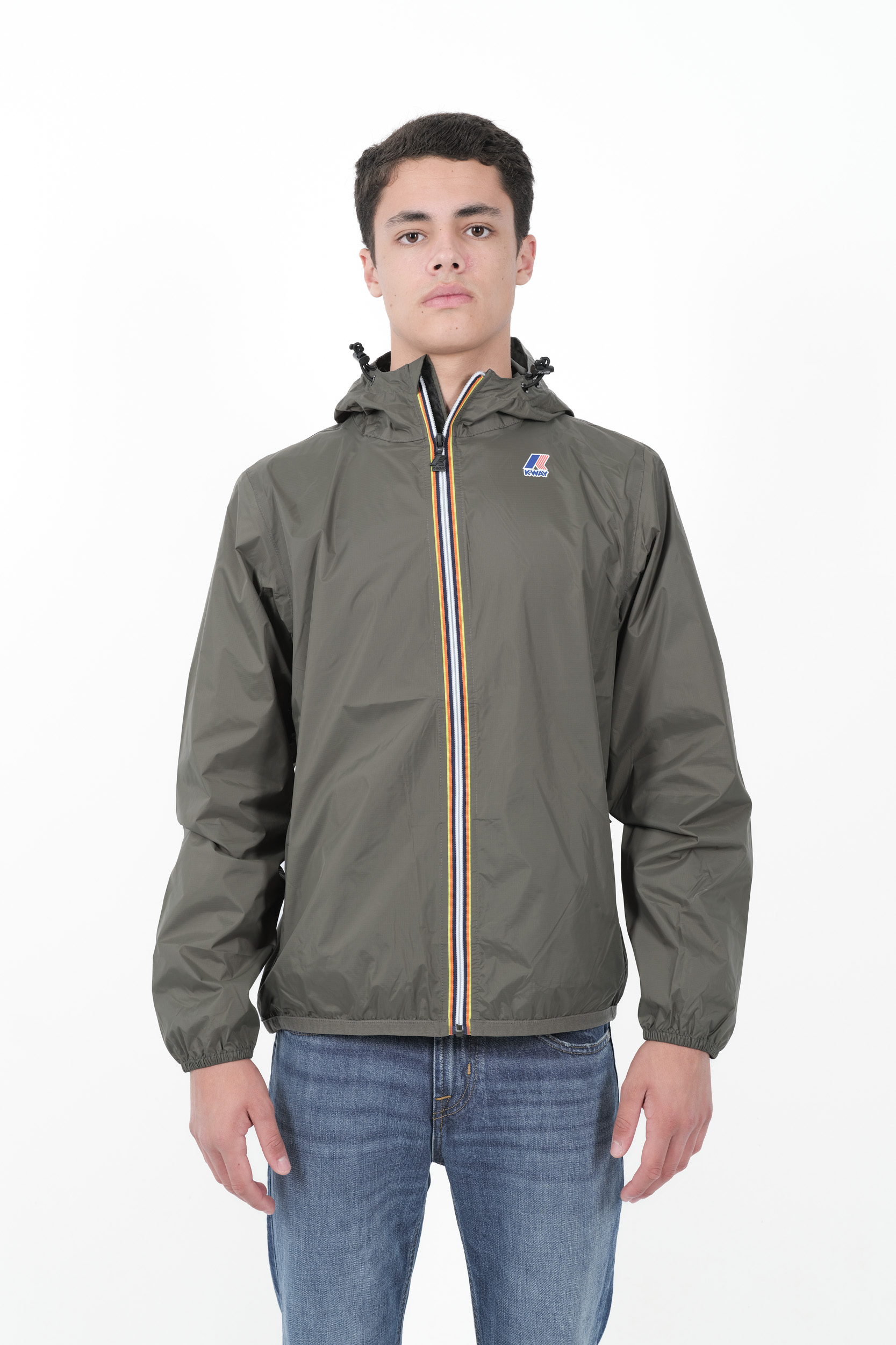  Image du produit VESTE K-WAY COUPE VENT COURTE VERTE K004BD0-WMR - 3