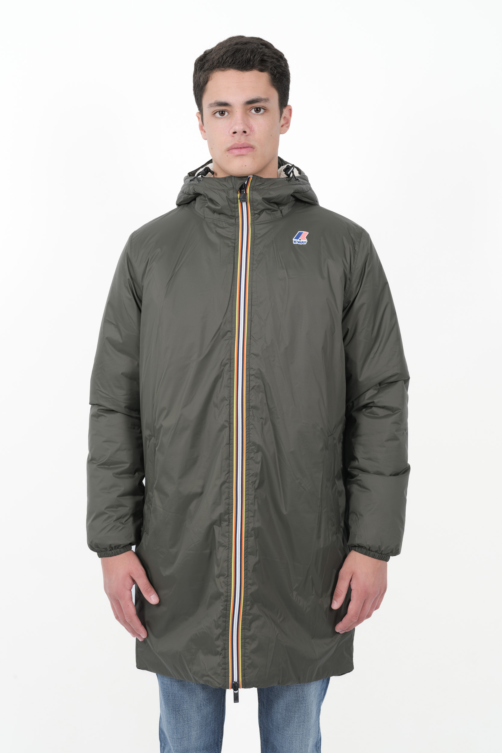  Image du produit PARKAS K-WAY MOLTONNEE VERT K3114KW-WMR - 3
