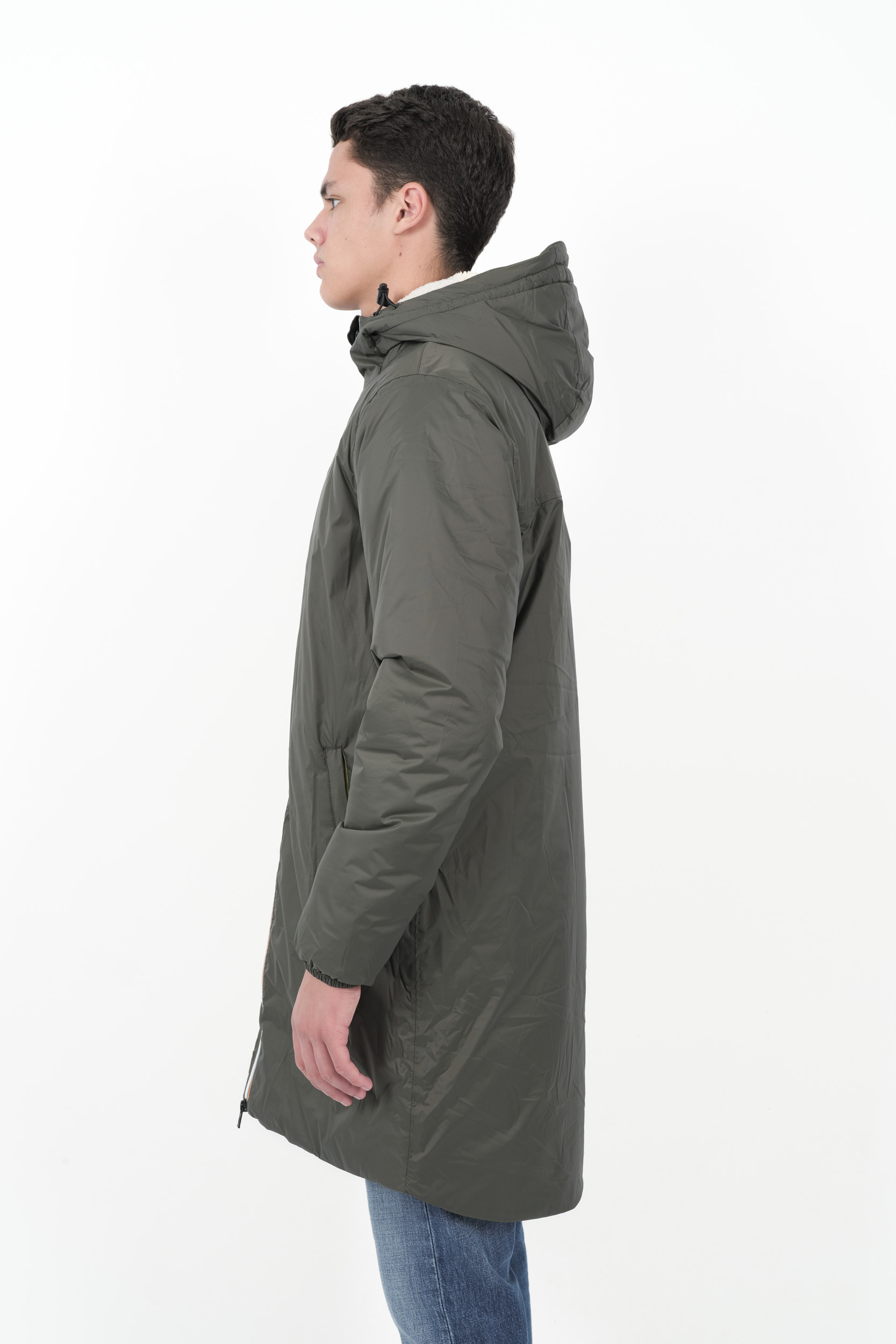  Image du produit PARKAS K-WAY MOLTONNEE VERT K3114KW-WMR - 4