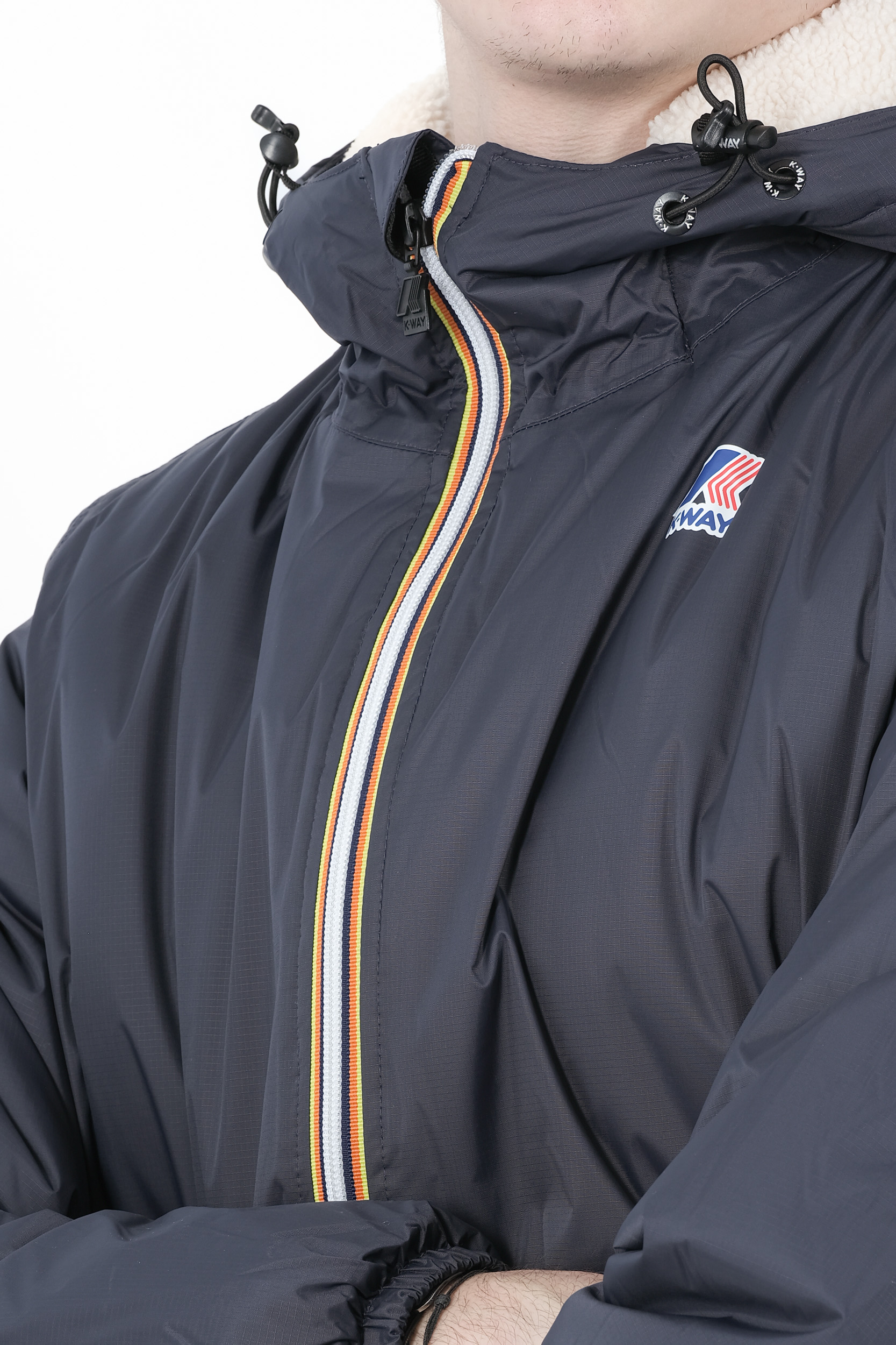  Image du produit BLOUSON K-WAY MOLTONNE MARINE K3118TW-K89 - 2