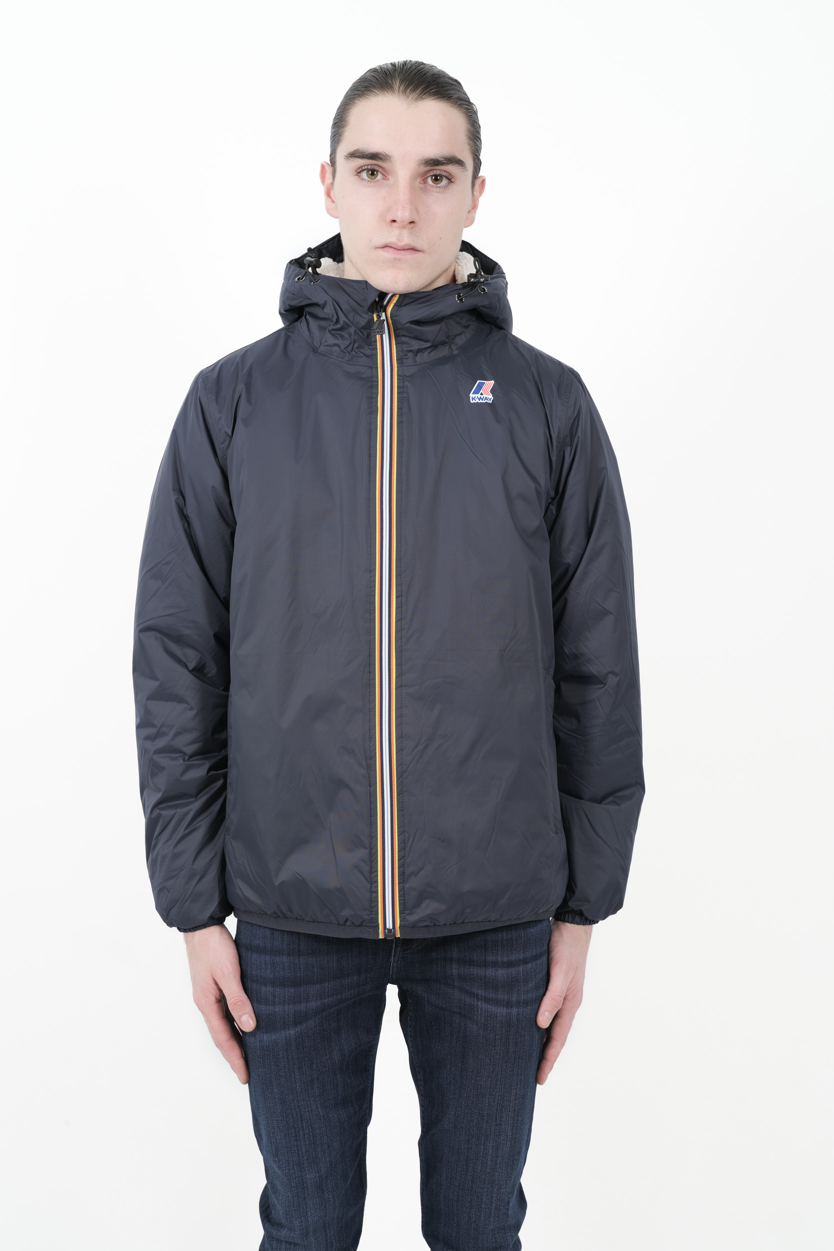  Image du produit BLOUSON K-WAY MOLTONNE MARINE K3118TW-K89 - 3