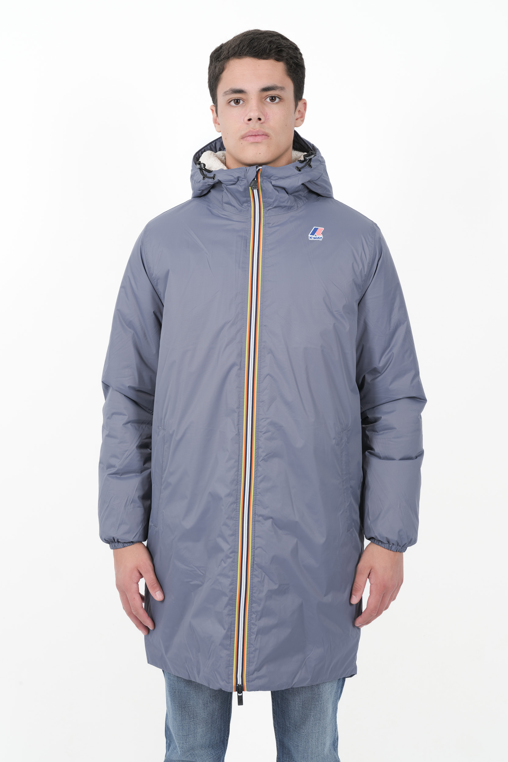  Image du produit PARKAS K-WAY MOLTONNEE BLEU K3114KW-K56 - 3