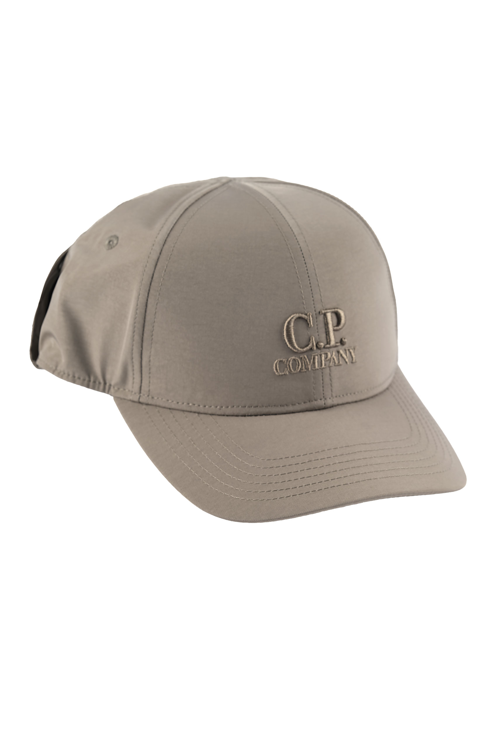 CASQUETTE C.P COMPANY LUNETTES EN CHROME-R KAKI CLAIR C146A-359