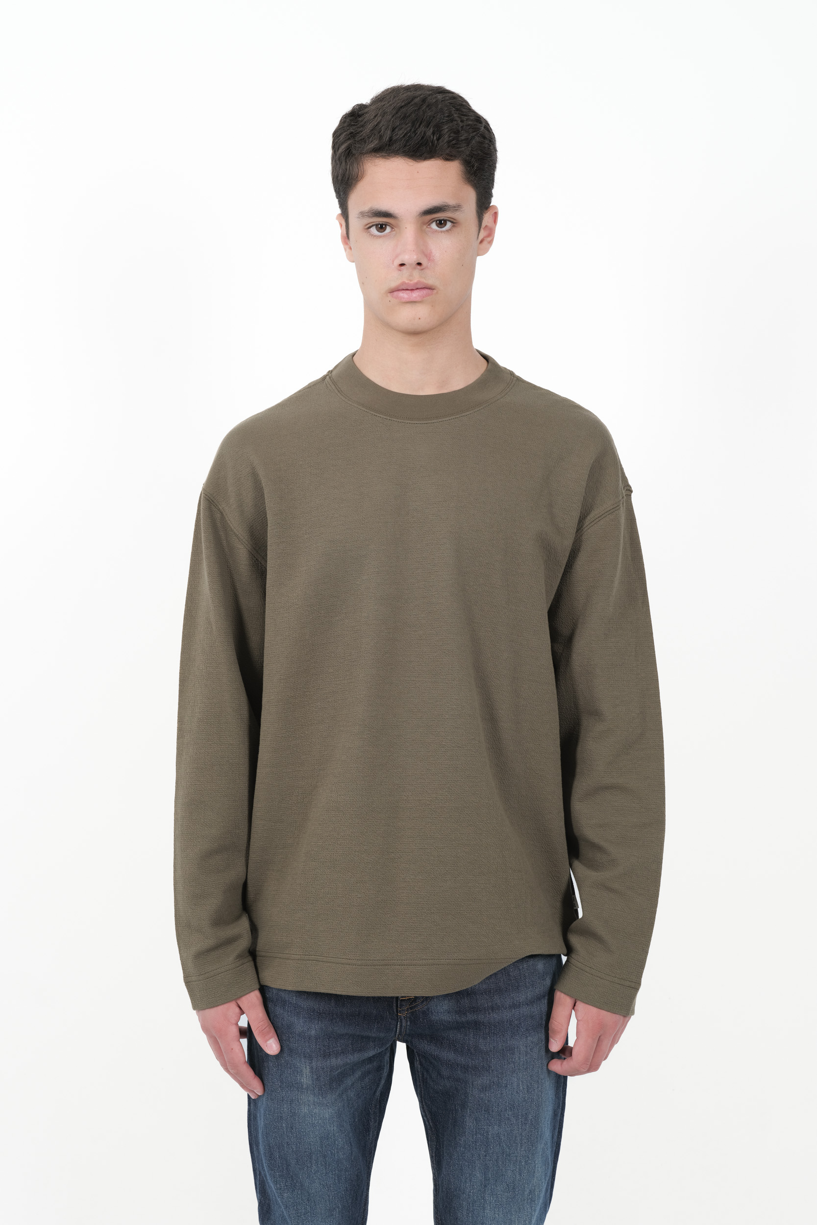  Image du produit SWEAT NN07 COL ROND KAKI BENJALS-377 - 3