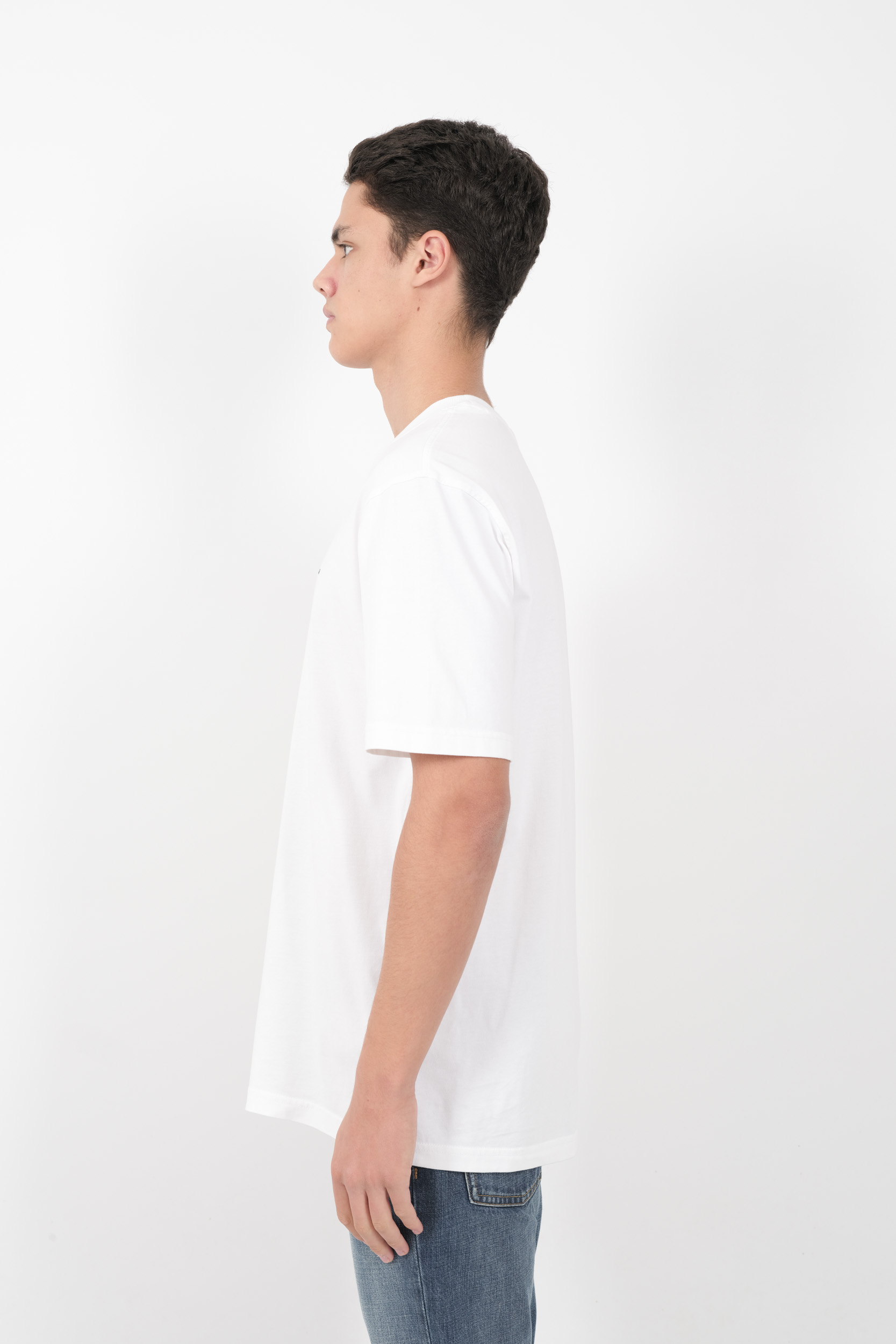  Image du produit TEE-SHIRT NN07 COL ROND OVERSIZE LOGO BLANC ADAMEMB-001 - 4