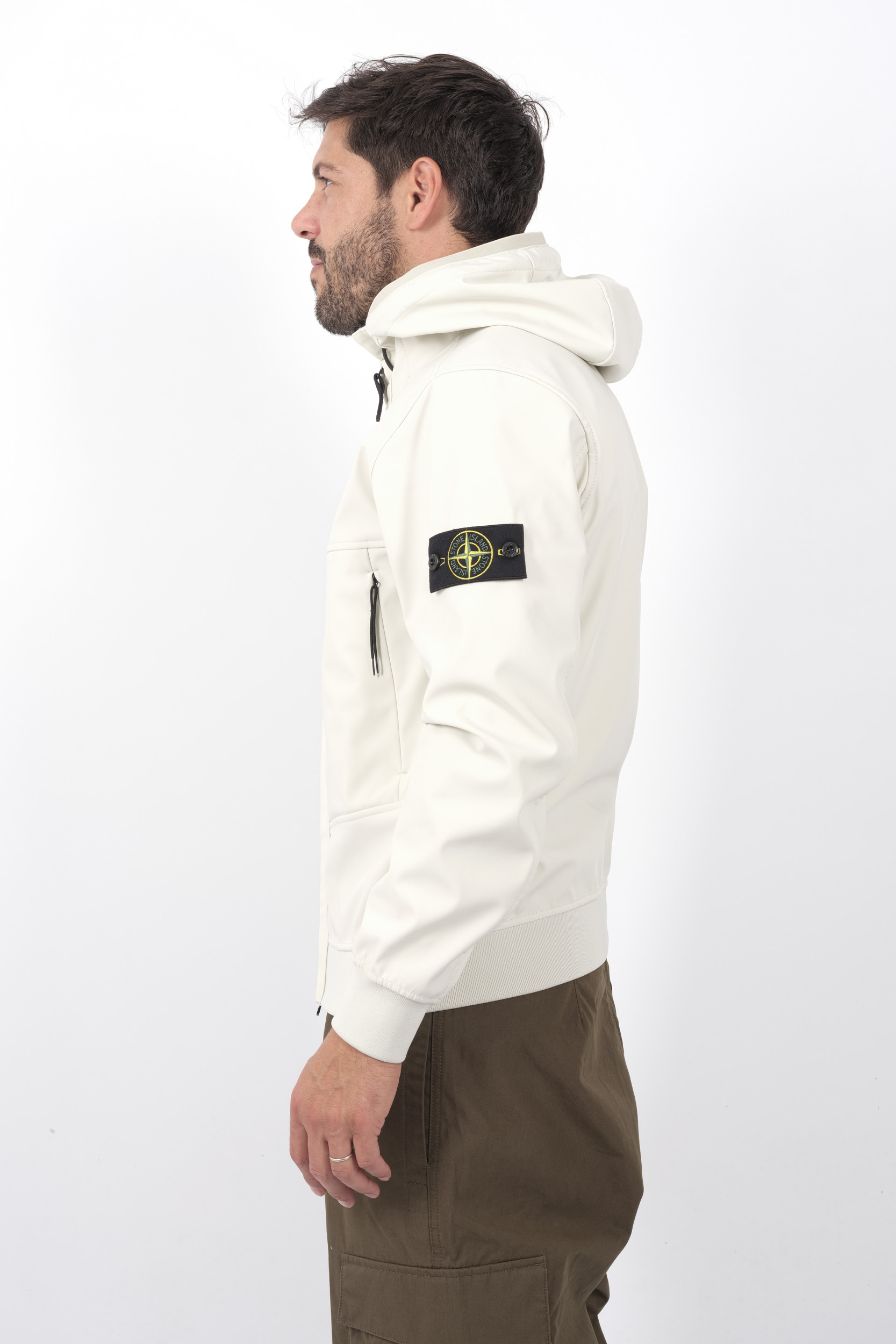  Image du produit SOFT SHELL STONE ISLAND ECRU 8115Q0322-V0097 - 4