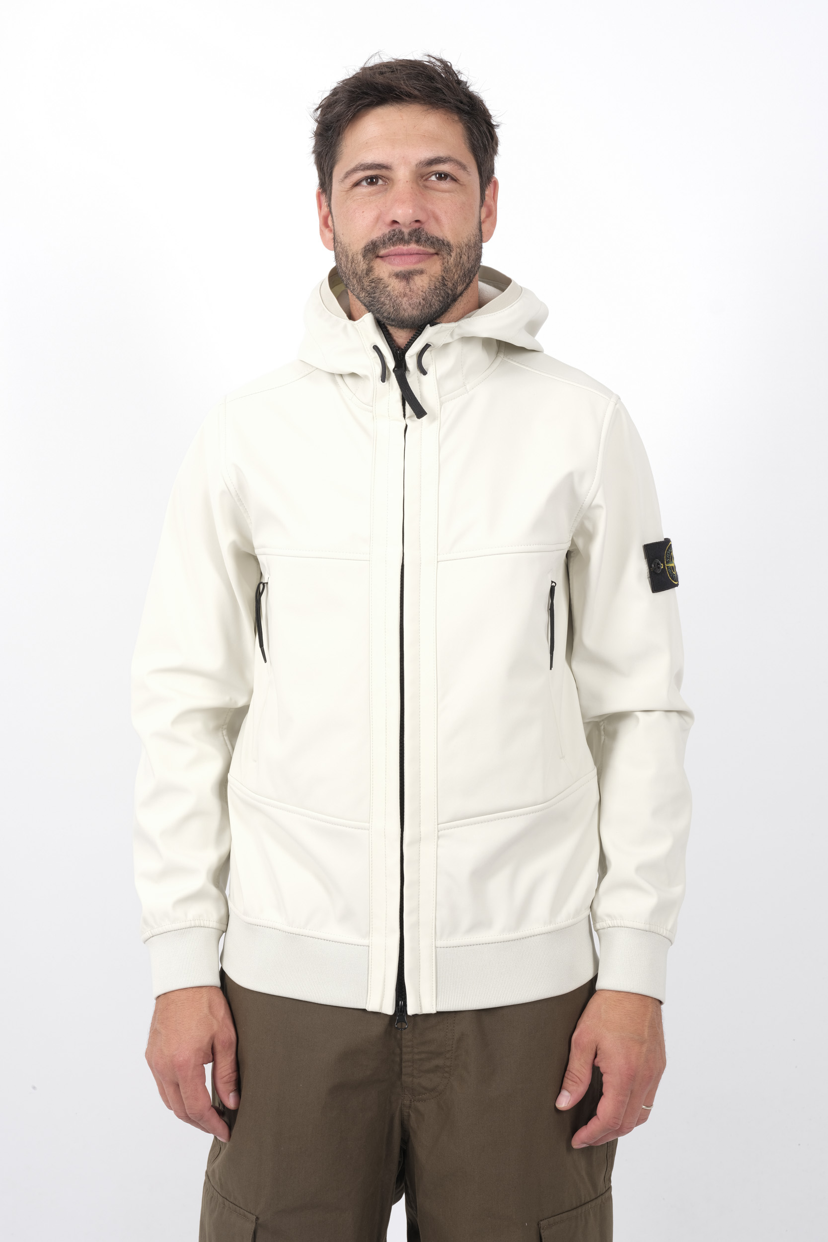  Image du produit SOFT SHELL STONE ISLAND ECRU 8115Q0322-V0097 - 3