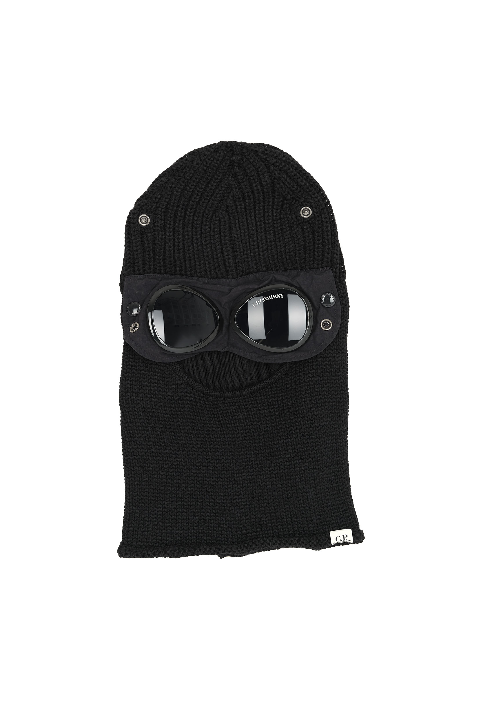 CAGOULE C.P COMPANY EN LAINE MERINOS LUNETTES NOIR 301A-999