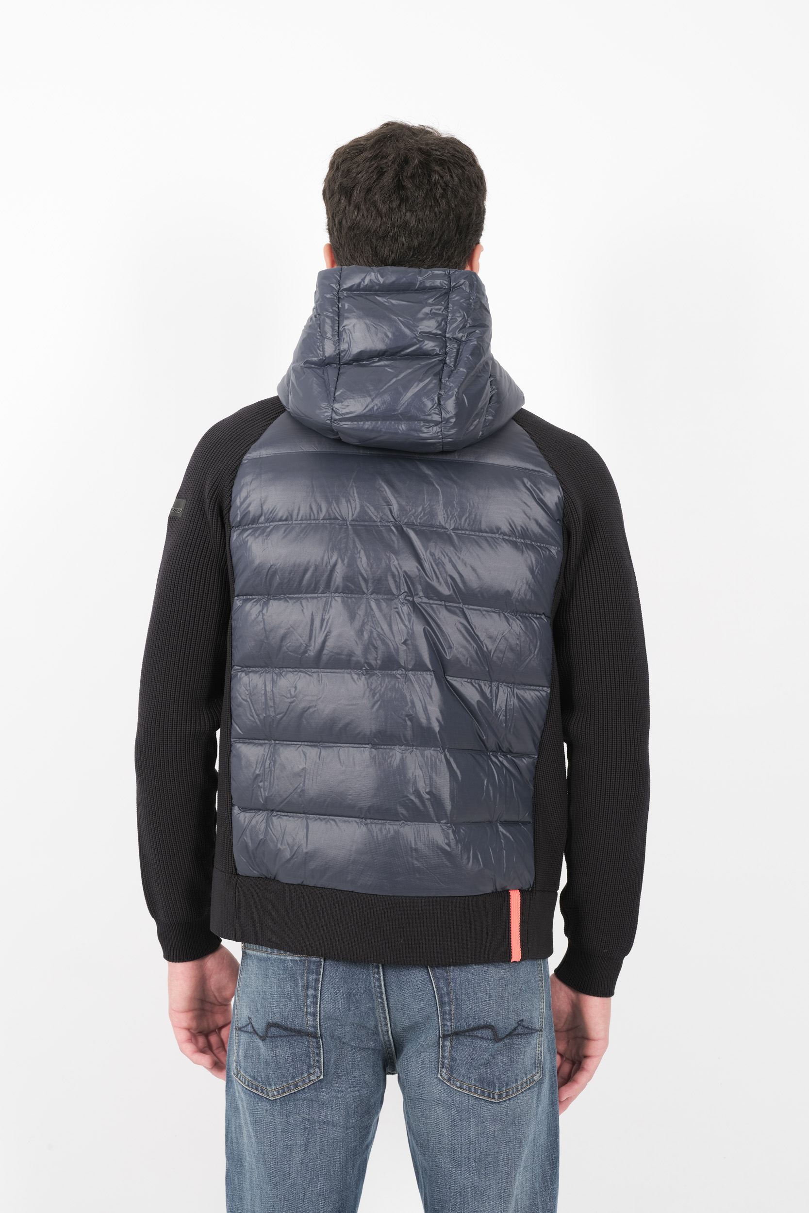  Image du produit VESTE RRD A CAPUCHE BI-MATIERE BLEU W24126-60 - 5