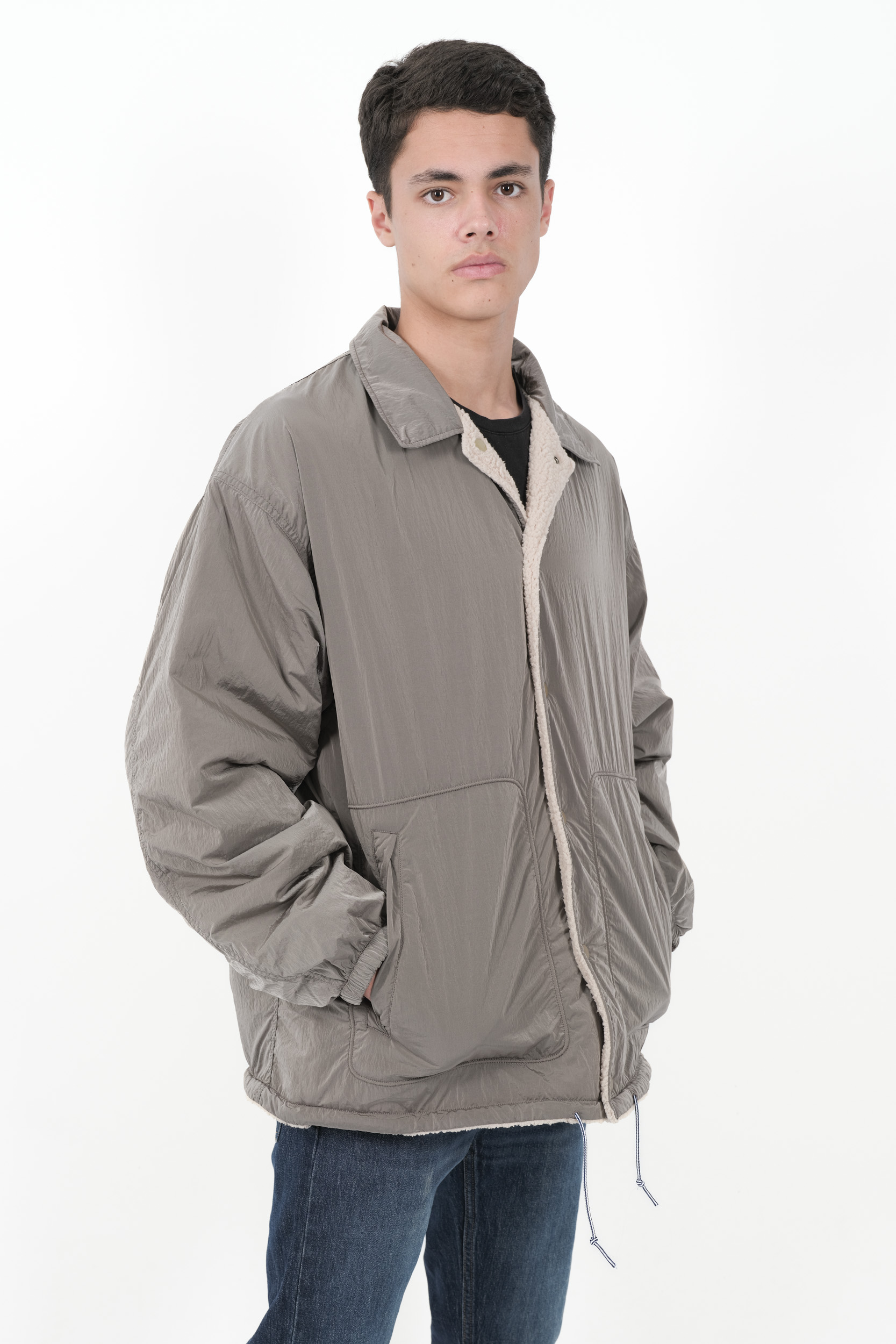 Image du produit VESTE NANAMICA COUPE VENT REVERSIBLE TAUPE S24FA019E