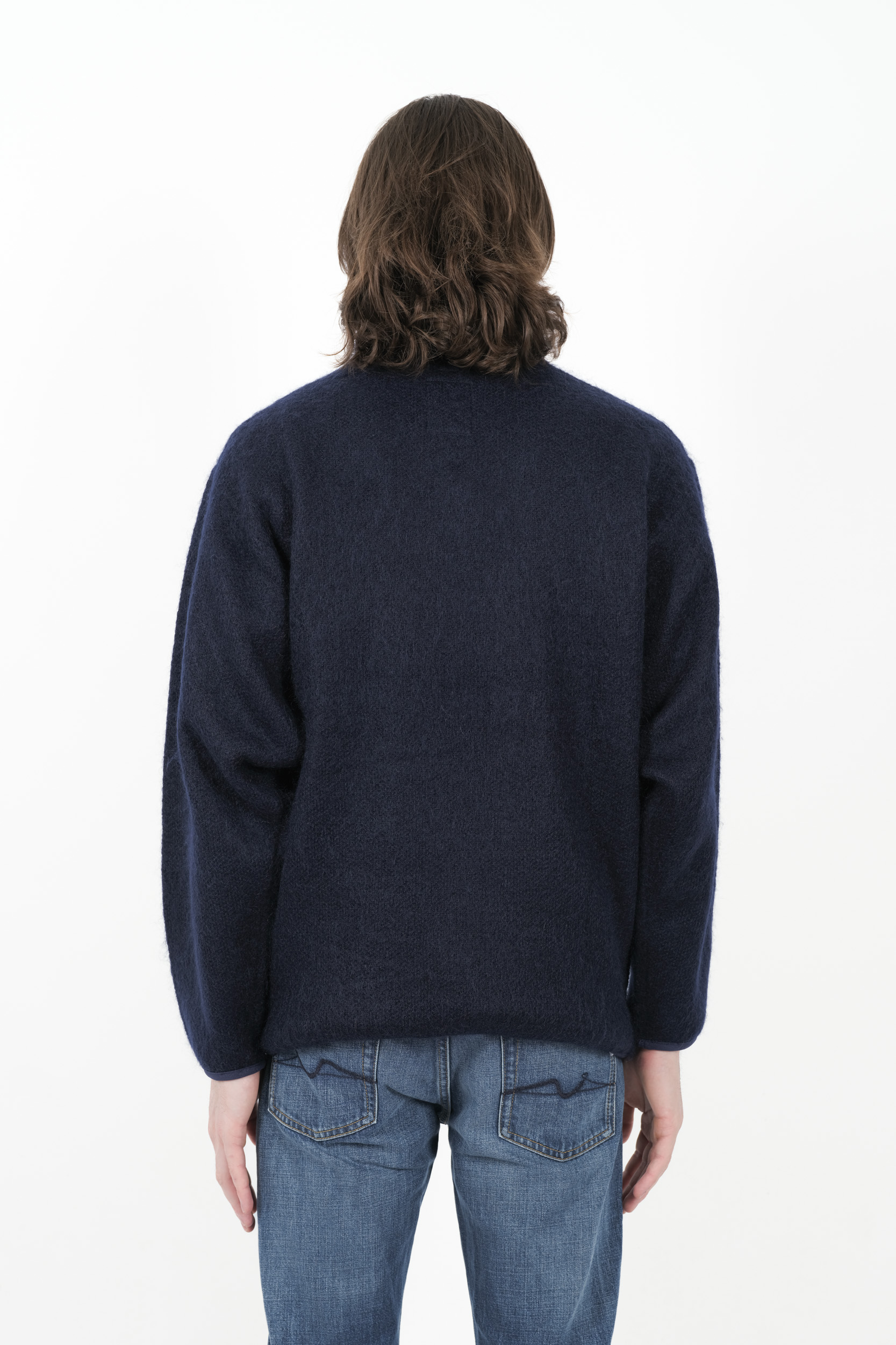 PULL NANAMICA EN MOHAIR BLEU S24FJ029