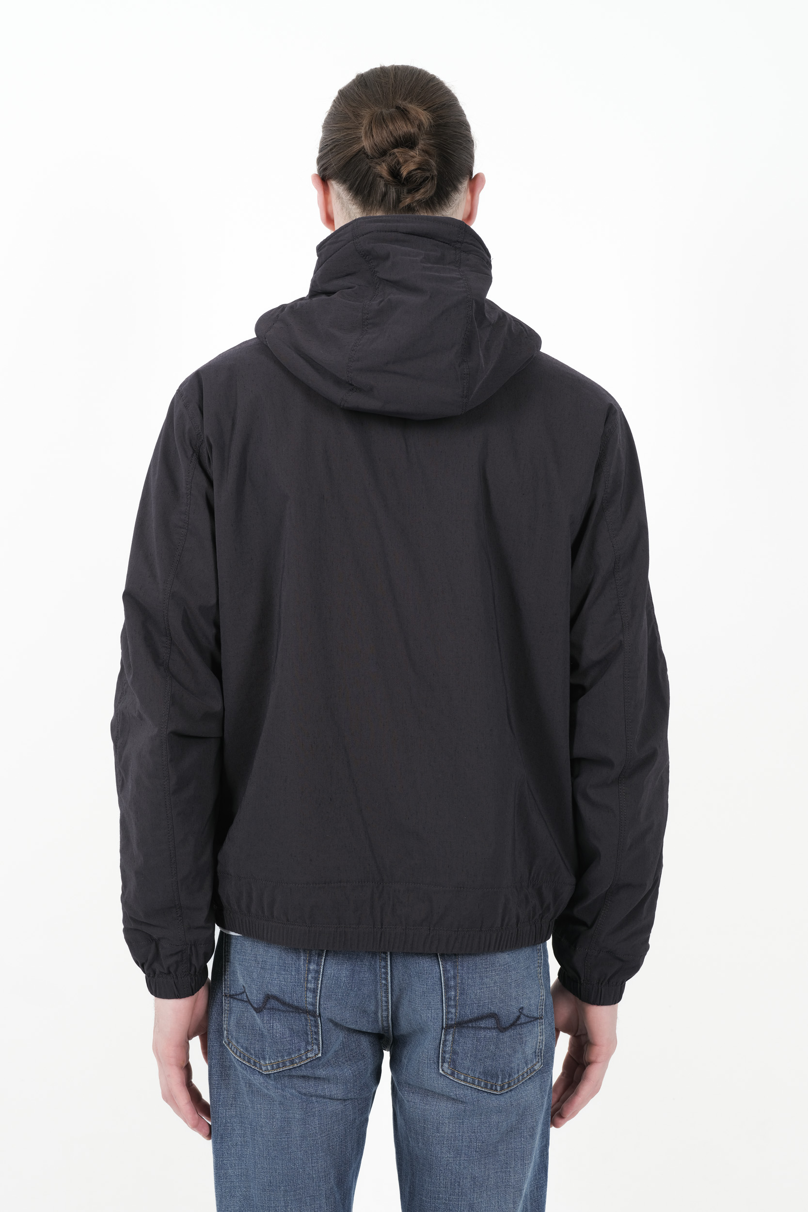  Image du produit BLOUSON STONE ISLAND STELLINA NYLON ET LAINE ANTHRACITE 8115415G2-V0062 - 5