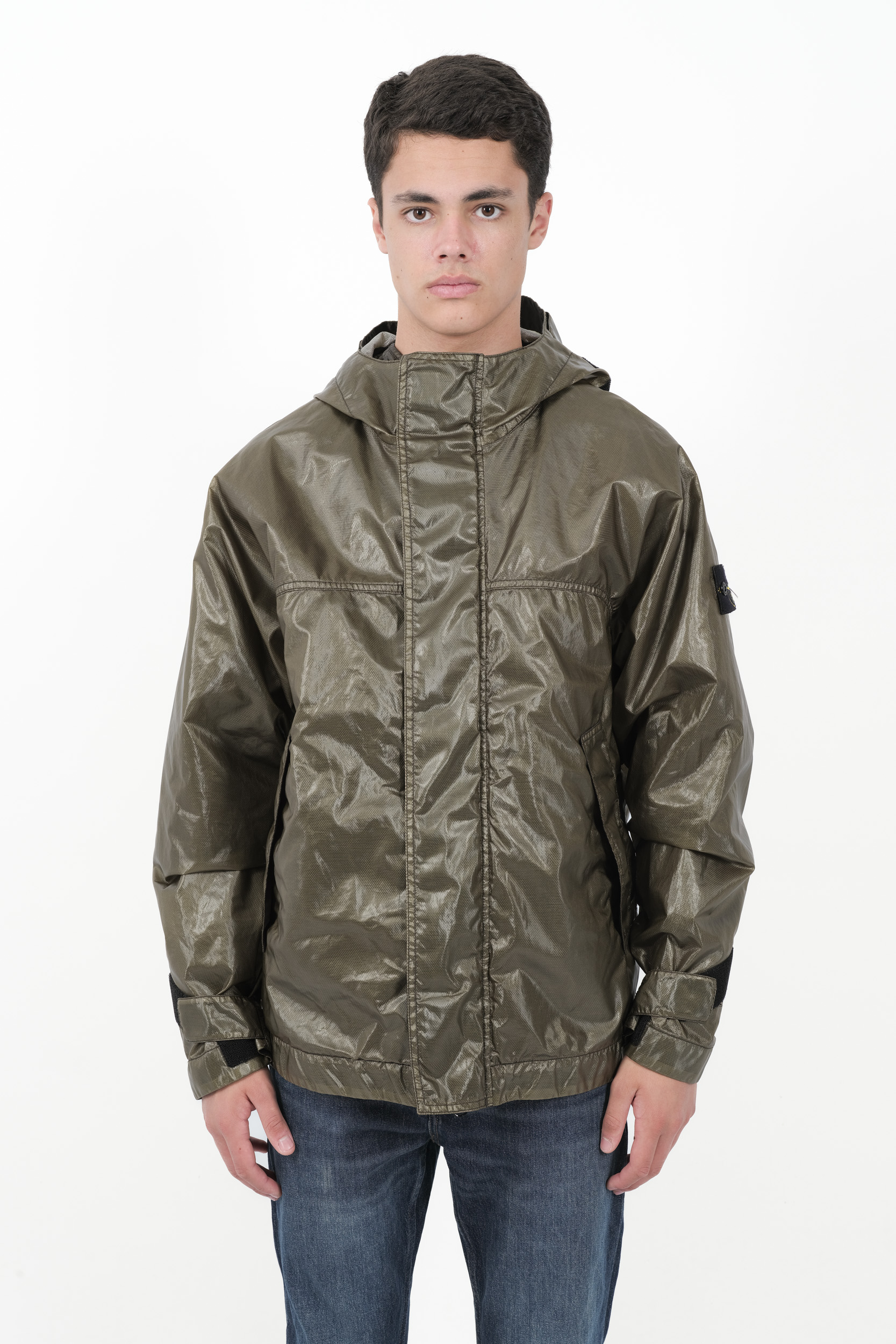  Image du produit VESTE STONE ISLAND EN POLYURETHANE ET DOUBLURE MATELASSEE VERTE 811545831-V0059 - 3