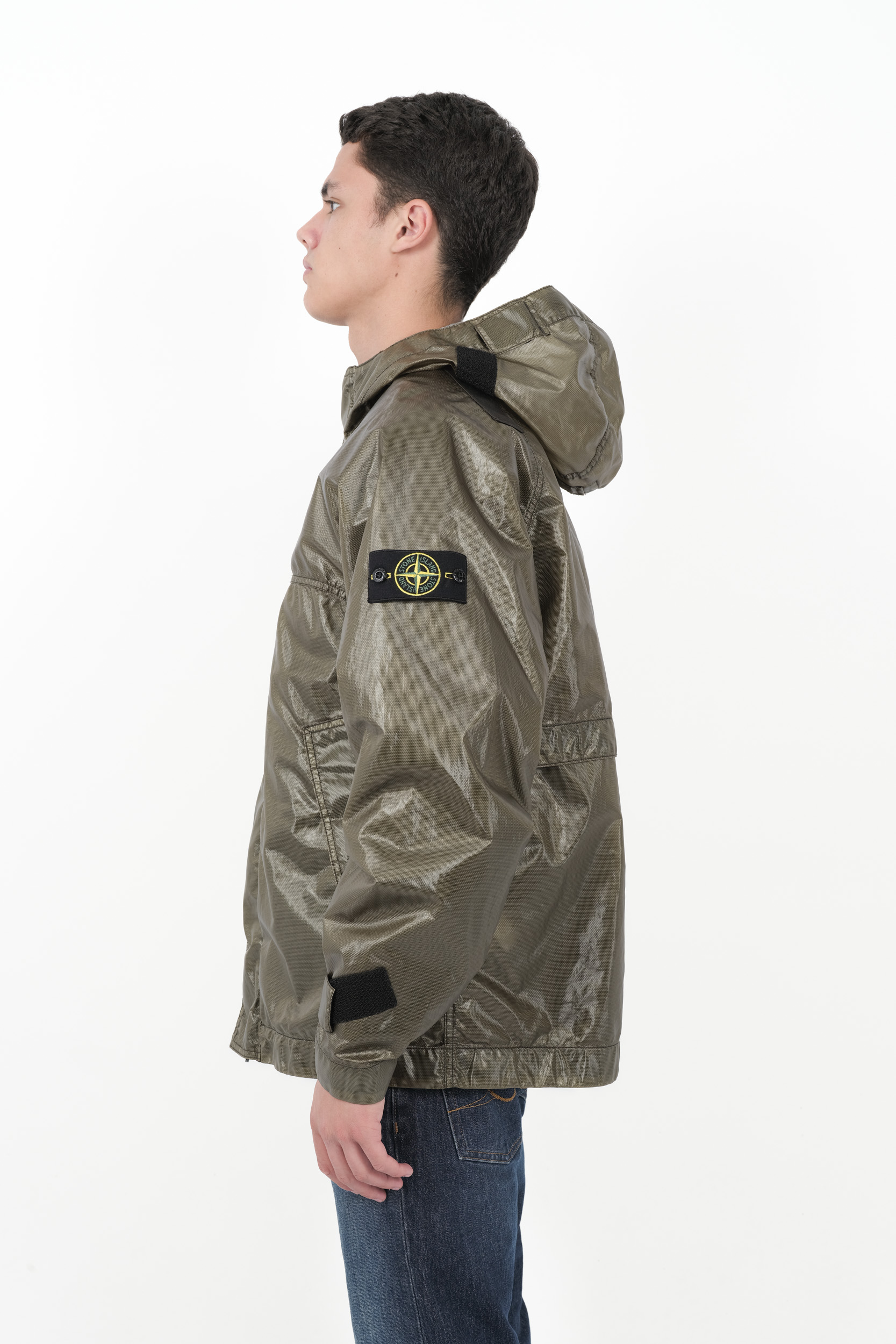  Image du produit VESTE STONE ISLAND EN POLYURETHANE ET DOUBLURE MATELASSEE VERTE 811545831-V0059 - 4