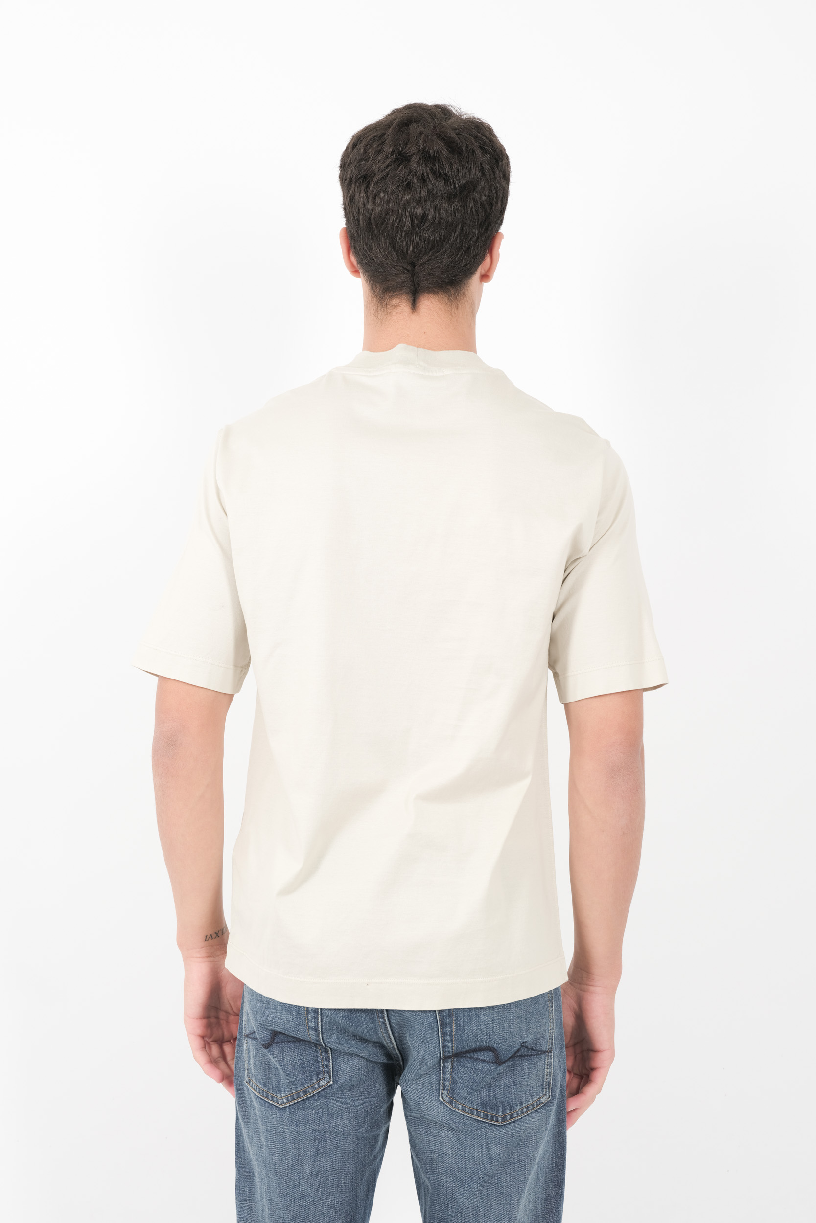 TEE-SHIRT STONE ISLAND STELLINA 100% COTON BEIGE 8115202G3-V0095