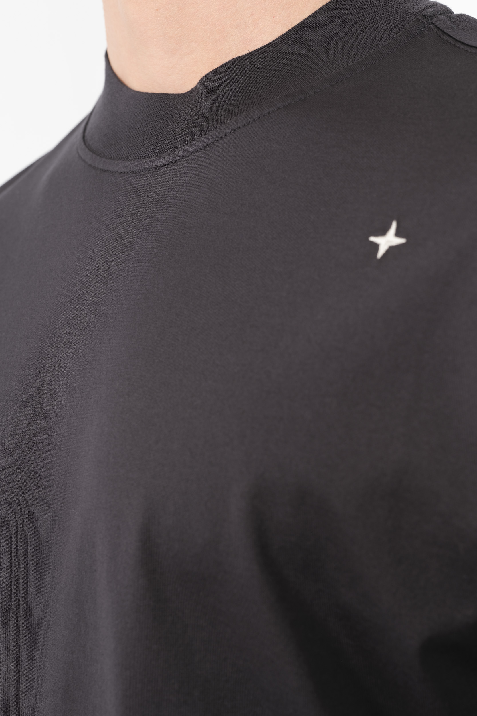  Image du produit TEE-SHIRT STONE ISLAND STELLINA 100% COTON MANCHES LONGUES MARINE 8115211G3-V002 - 2