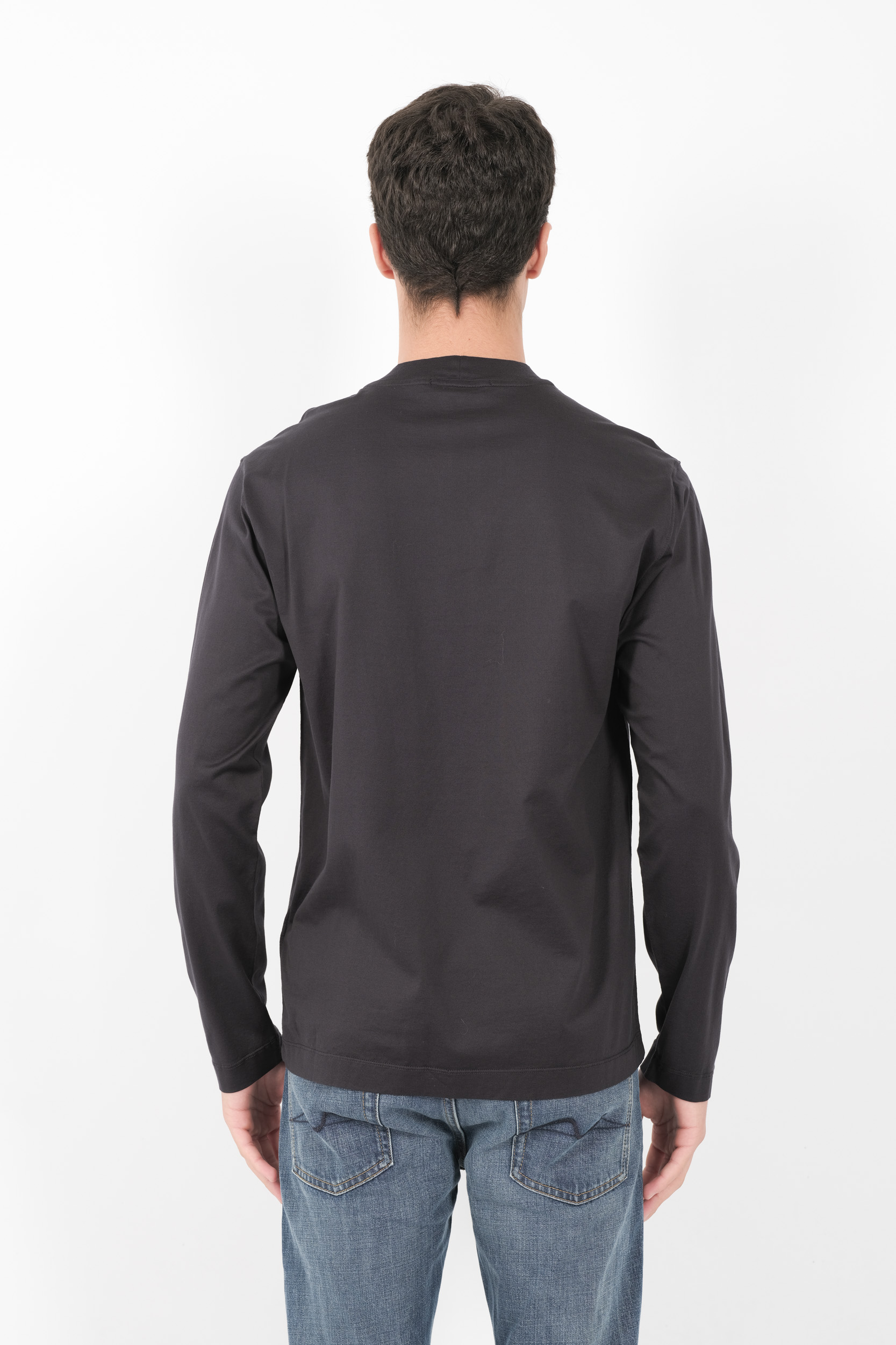  Image du produit TEE-SHIRT STONE ISLAND STELLINA 100% COTON MANCHES LONGUES MARINE 8115211G3-V002 - 5