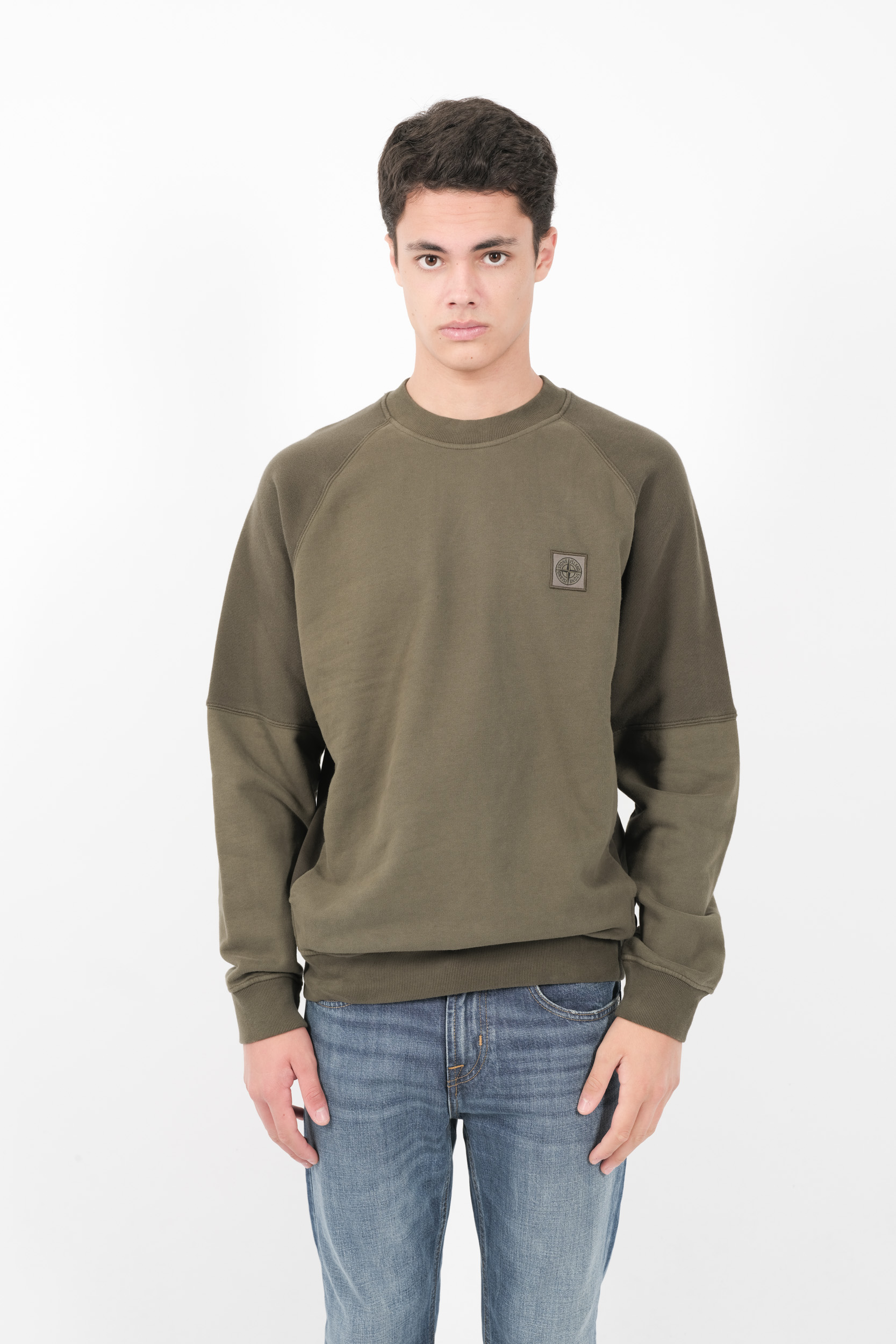  Image du produit SWEAT STONE ISLAND COL ROND A POCHES PRESSION VERT 811560252-V0059 - 3