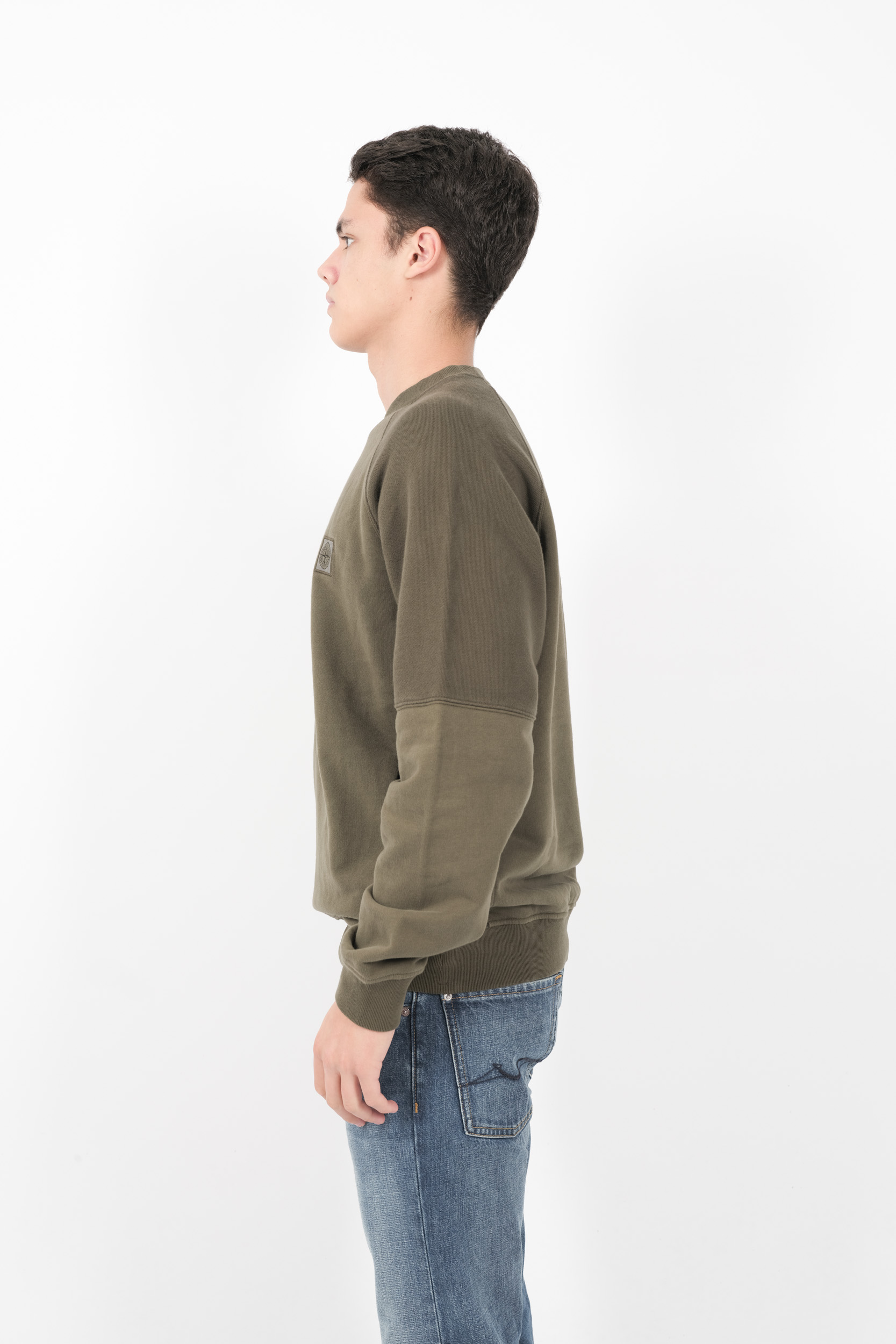  Image du produit SWEAT STONE ISLAND COL ROND A POCHES PRESSION VERT 811560252-V0059 - 4