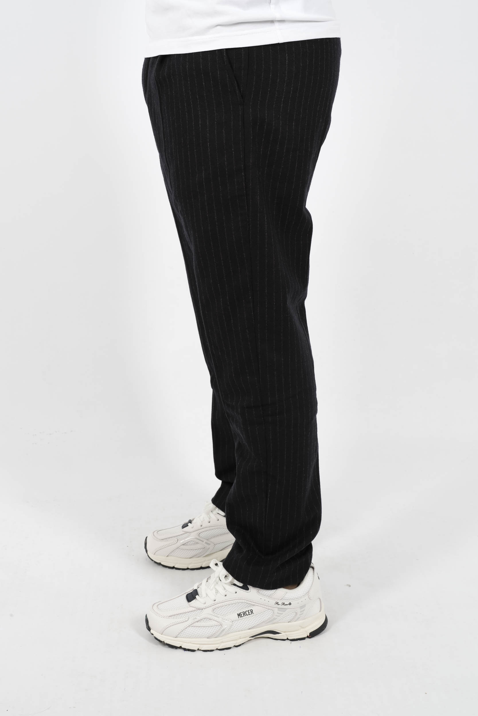  Image du produit PANTALON NN07 EN LAINE A FINES RAYURES MARINE BILL1630-724 - 4