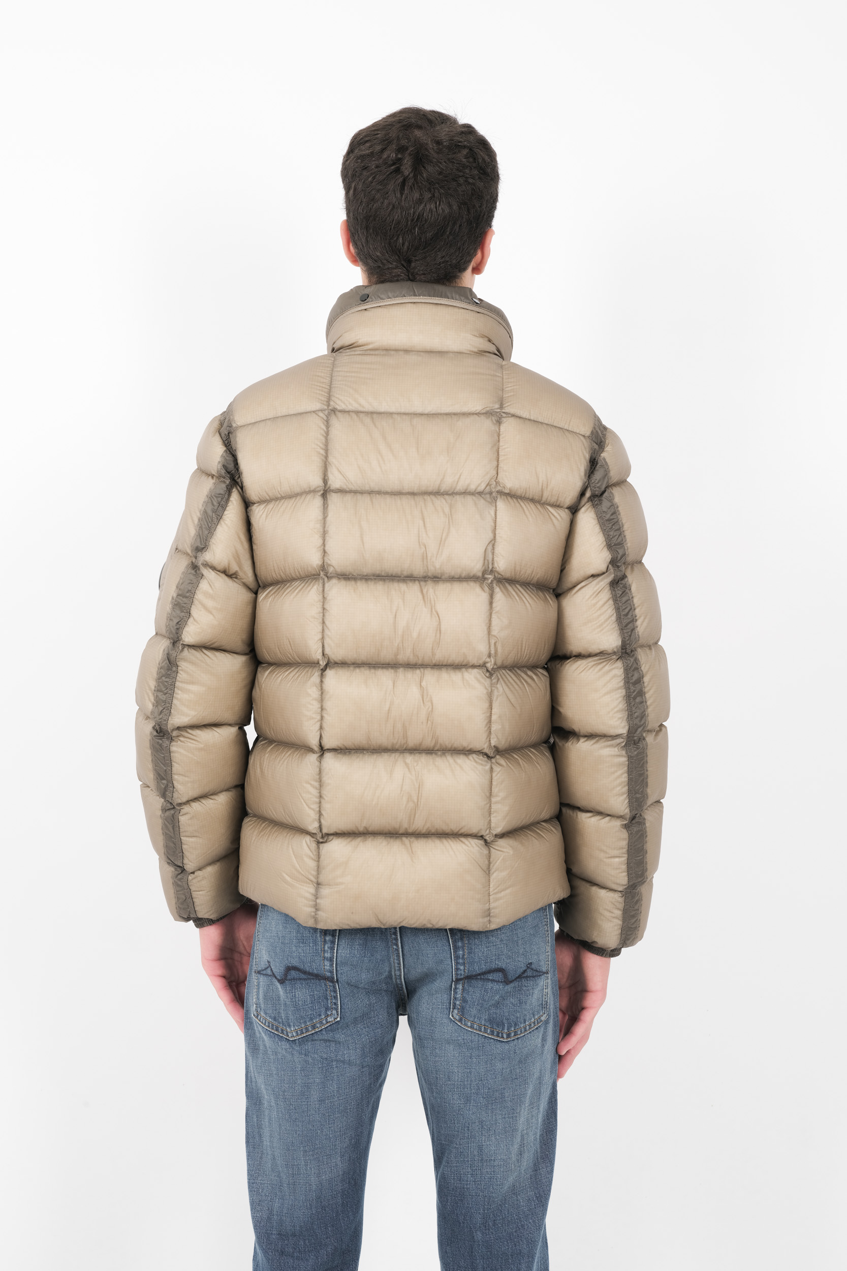 DOUDOUNE C.P COMPANY SANS CAPUCHE NYLON MATELASSEE BEIGE W216A-327