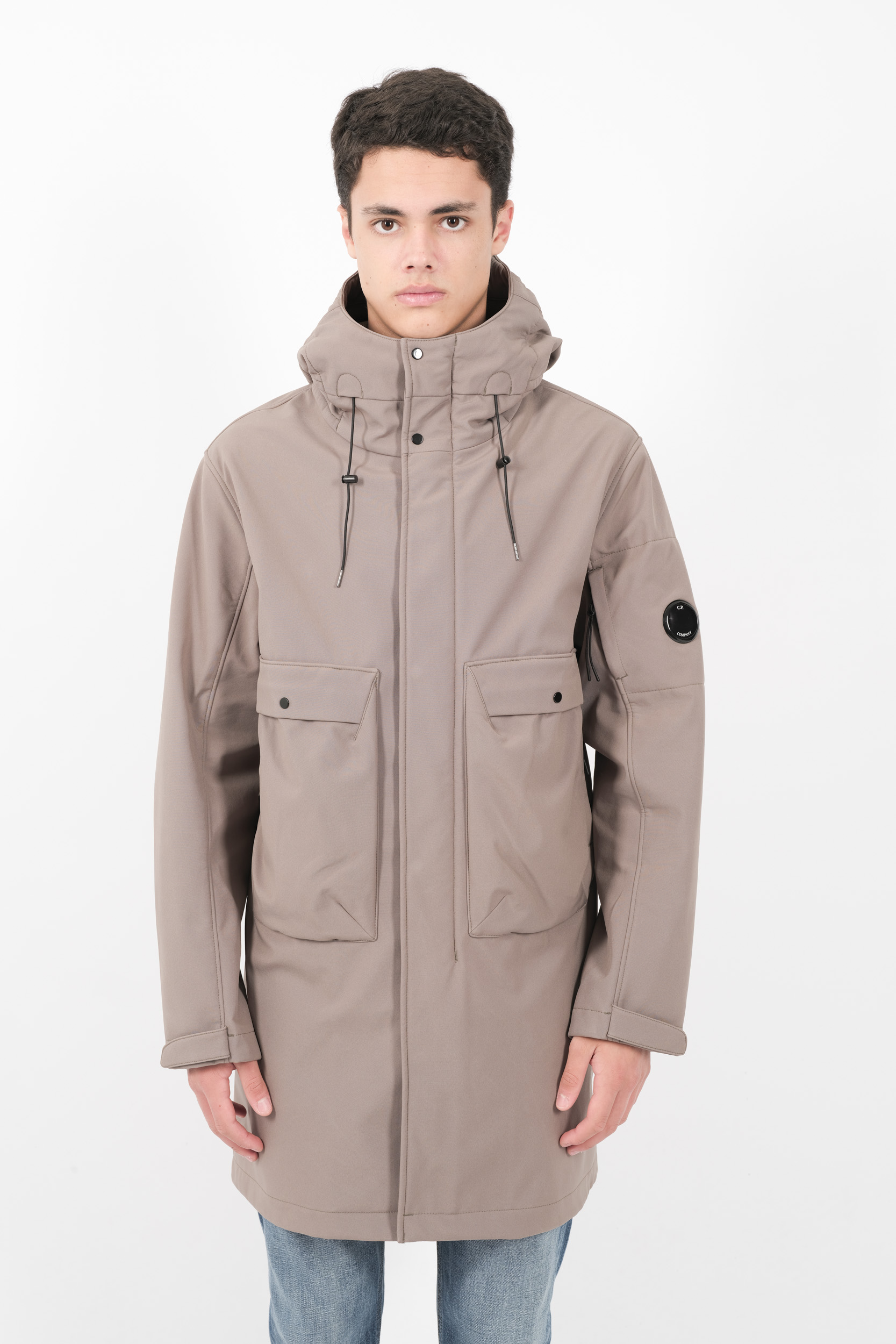  Image du produit PARKAS C.P COMPANY SOFT-SHELL TAUPE W008A-359 - 3