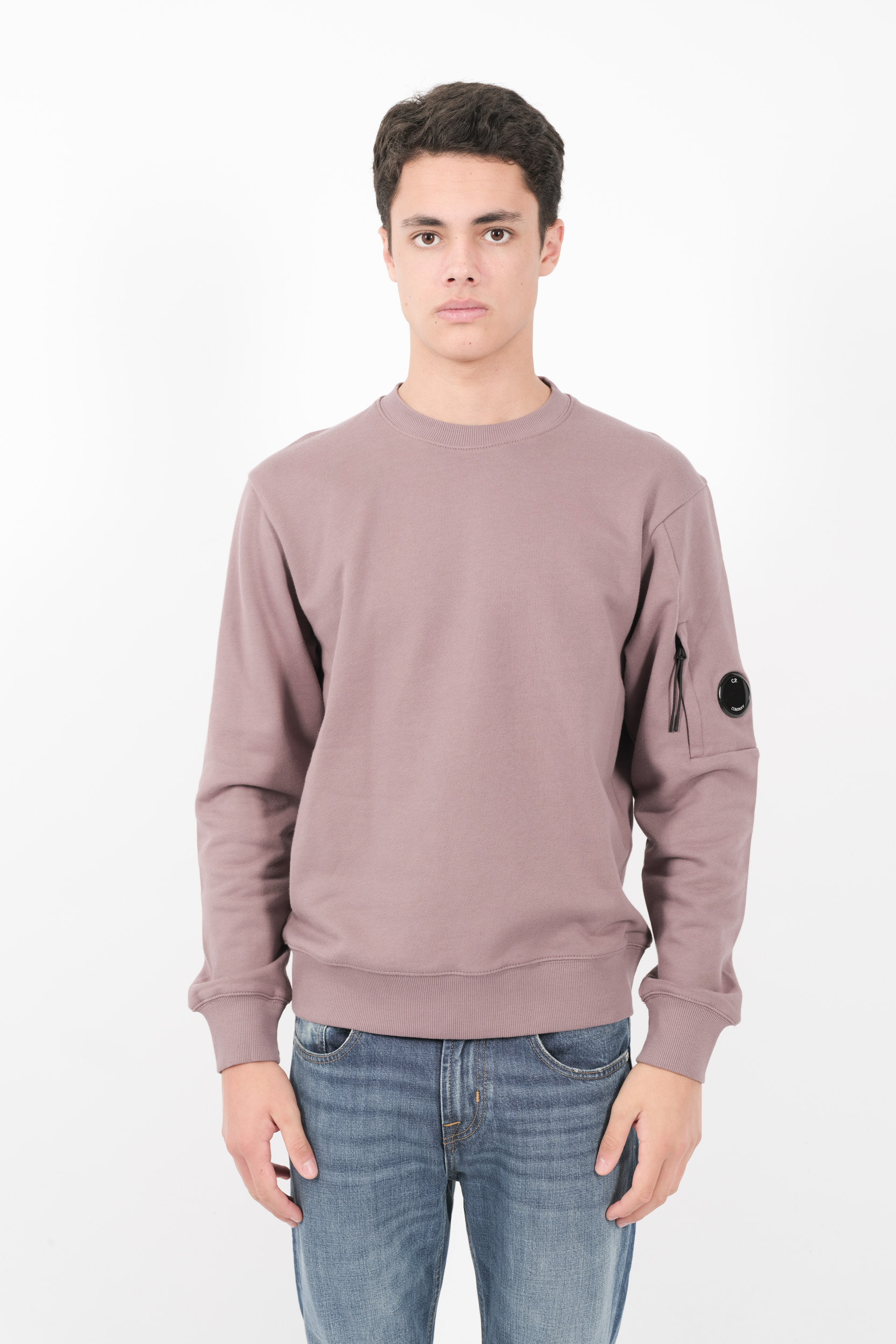  Image du produit SWEAT C.P COMPANY COL ROND EN POLAIRE LAVANDE S023A-735 - 3