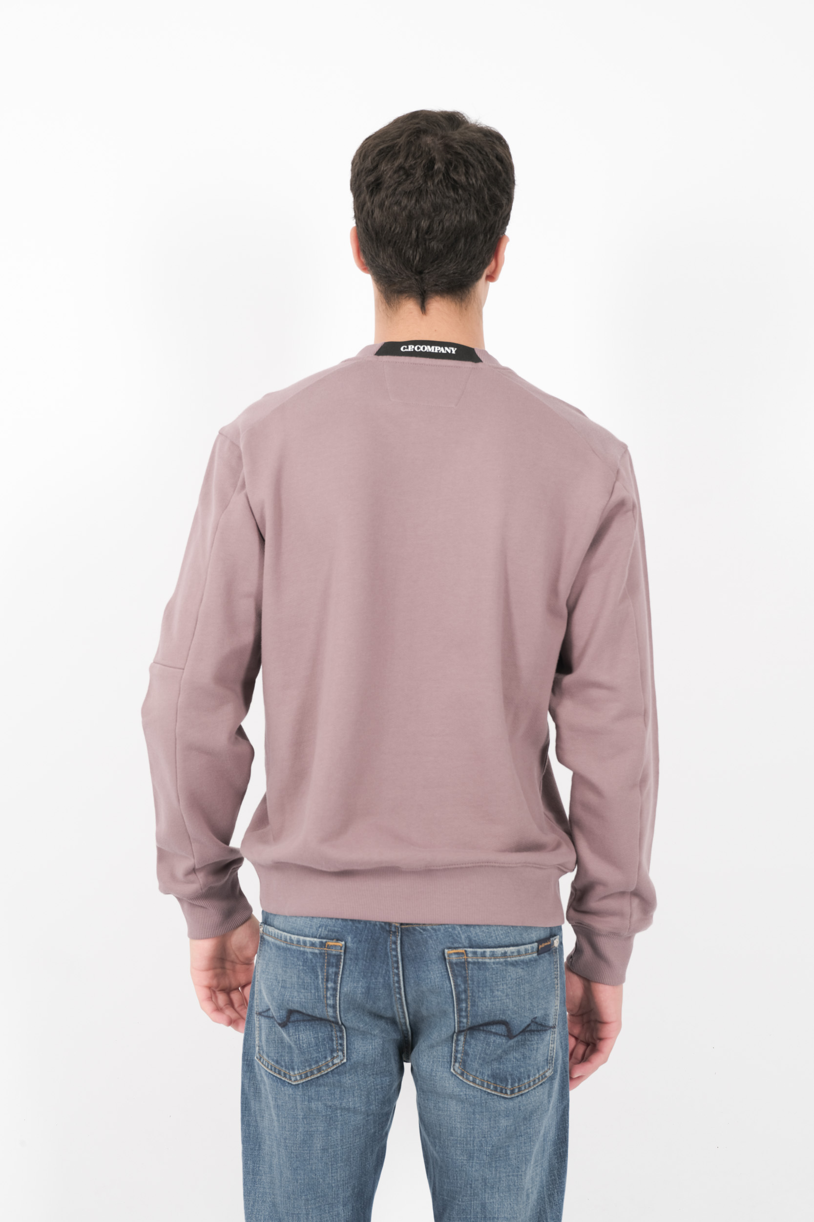  Image du produit SWEAT C.P COMPANY COL ROND EN POLAIRE LAVANDE S023A-735 - 5