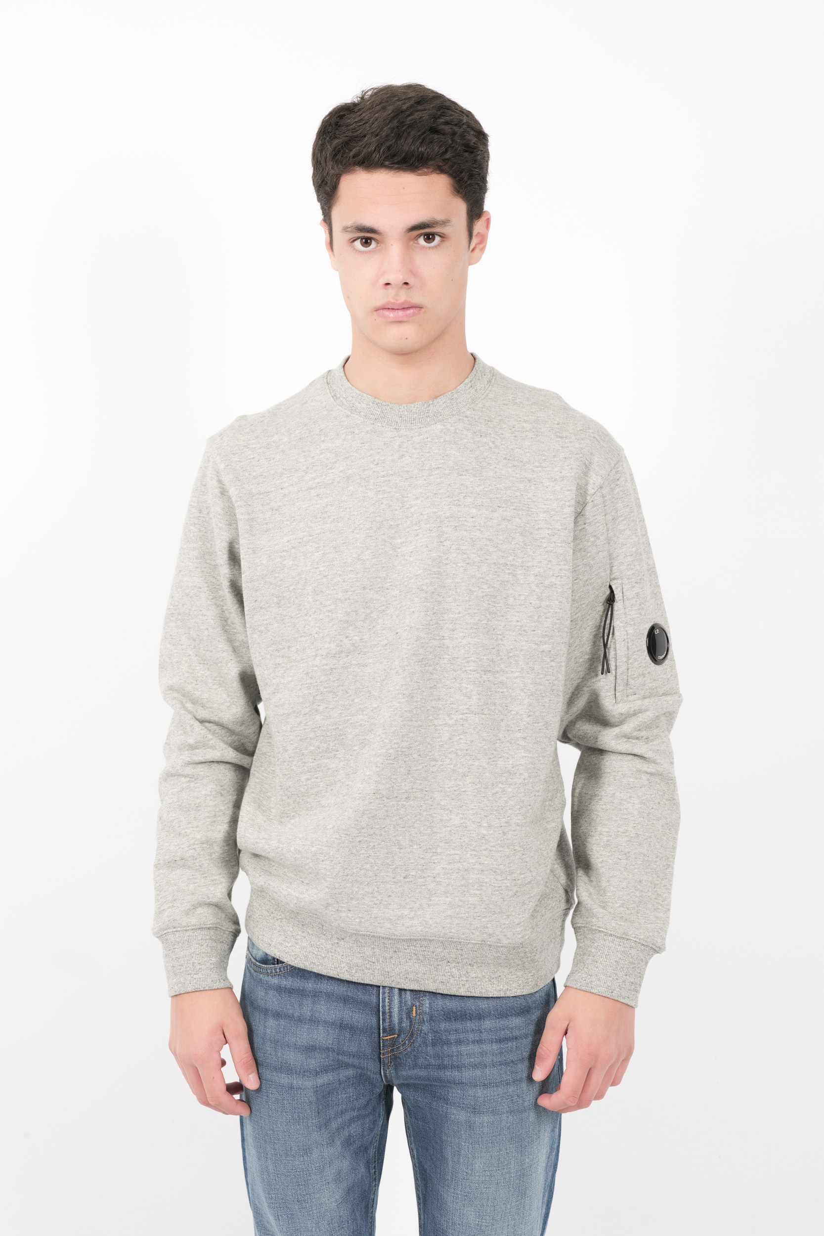 SWEAT C.P COMPANY COL ROND GRIS S023A-M94