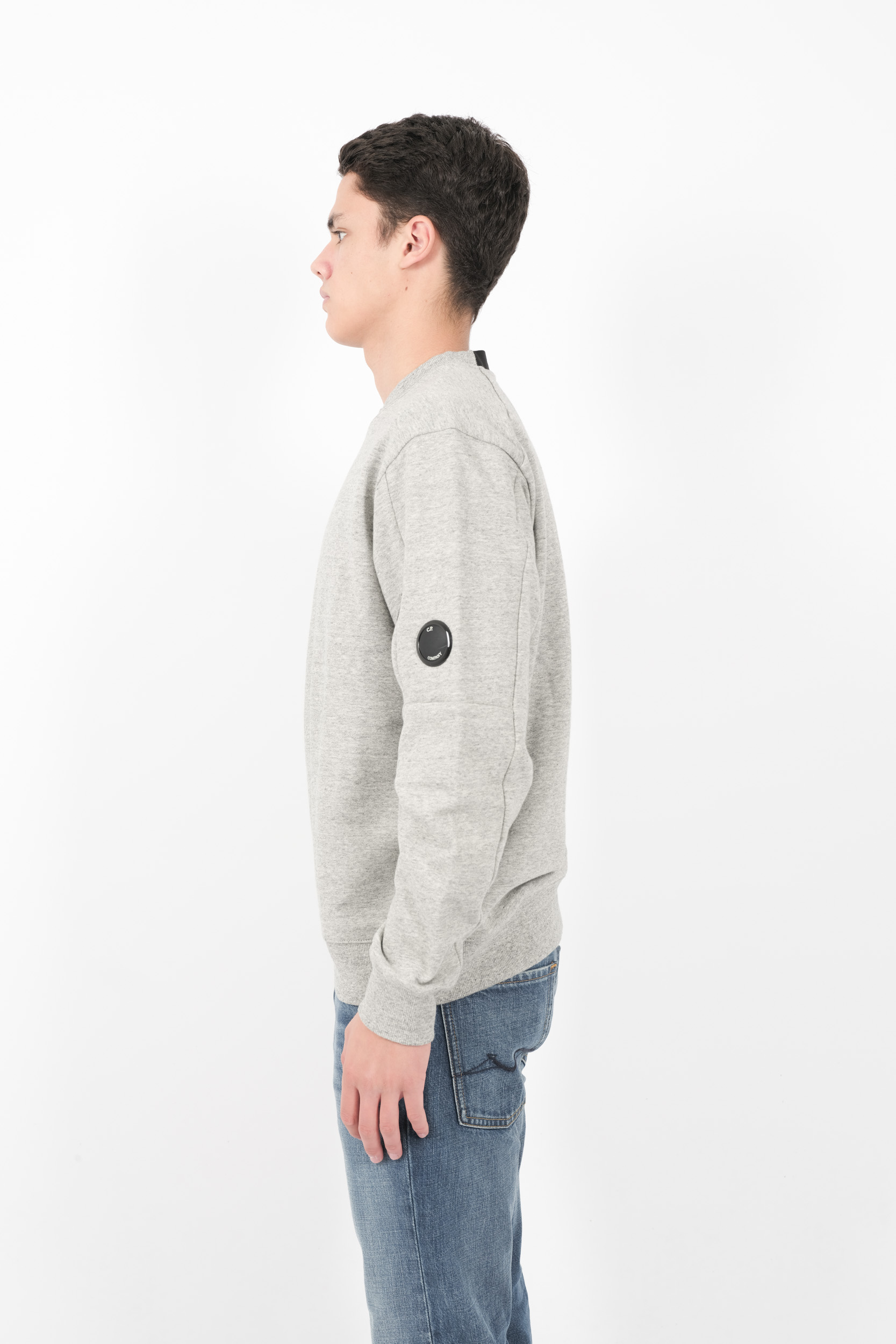 SWEAT C.P COMPANY COL ROND GRIS S023A-M94
