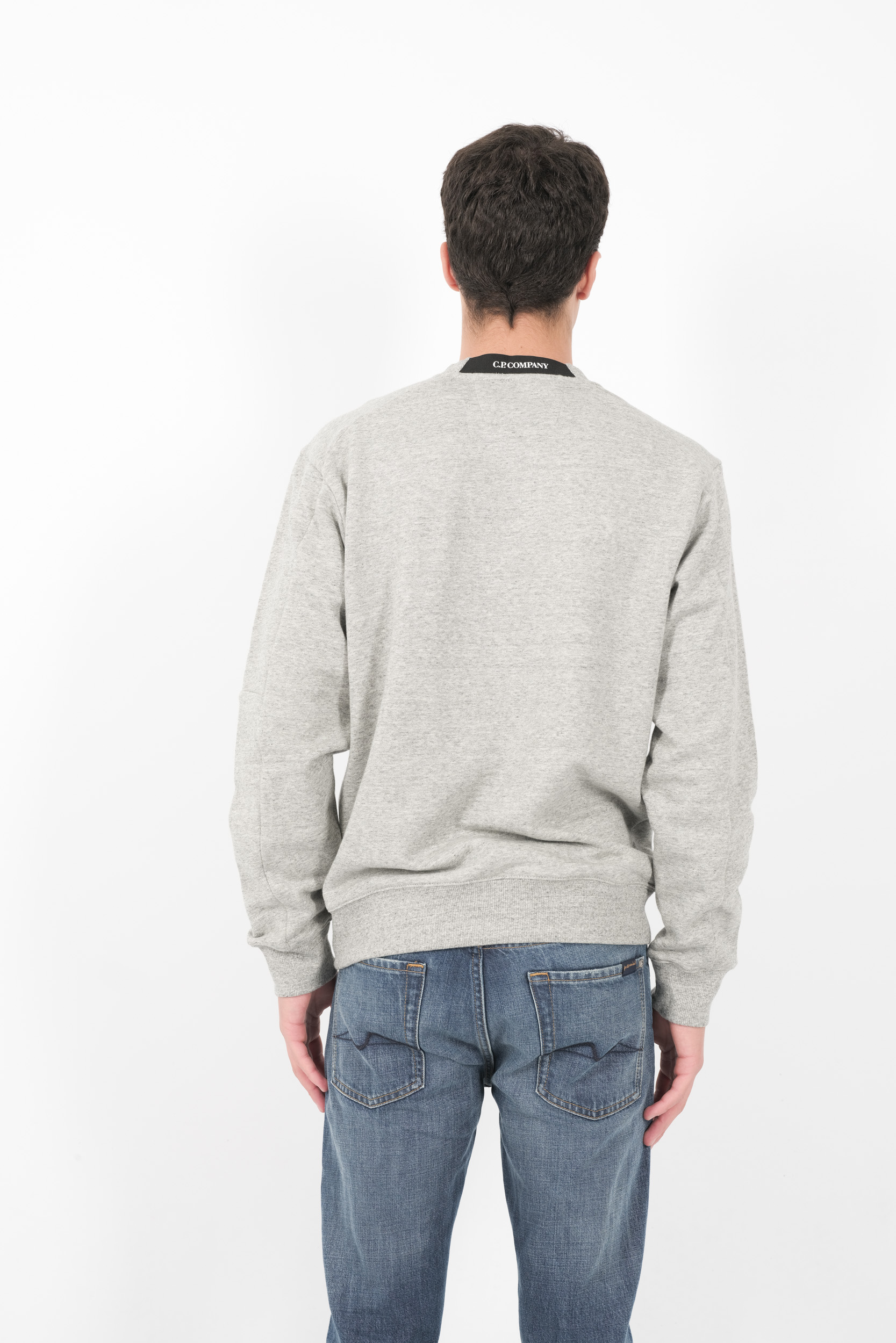 SWEAT C.P COMPANY COL ROND GRIS S023A-M94