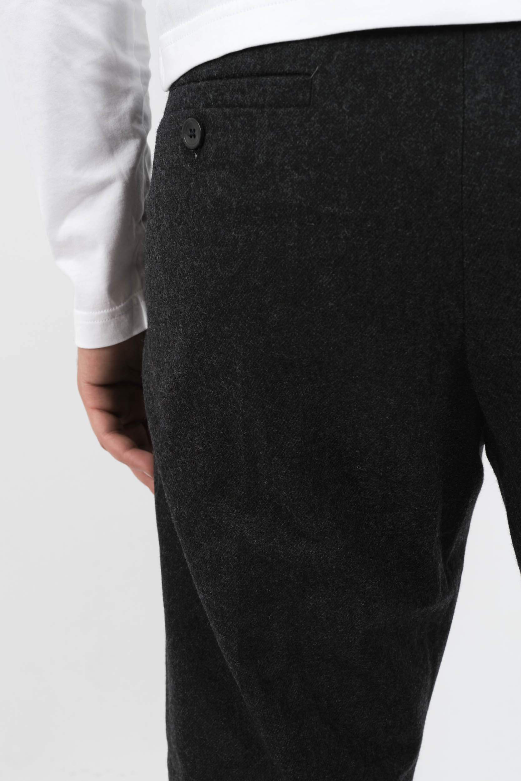  Image du produit PANTALON NN07 A PINCE EN LAINE MARINE BILL1630-200 - 2