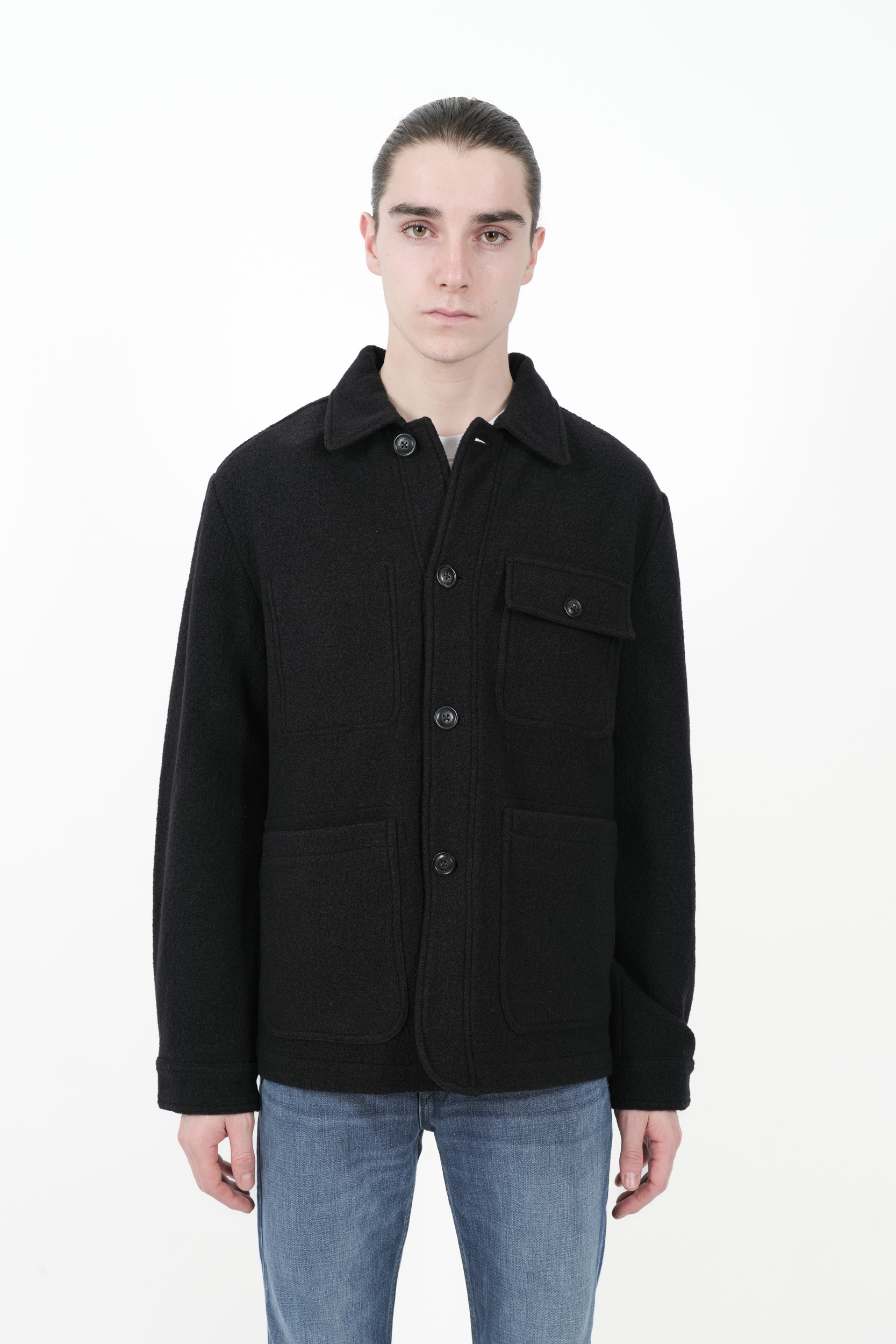 VESTE WOOLRICH EN LAINE NOIR S0135-100