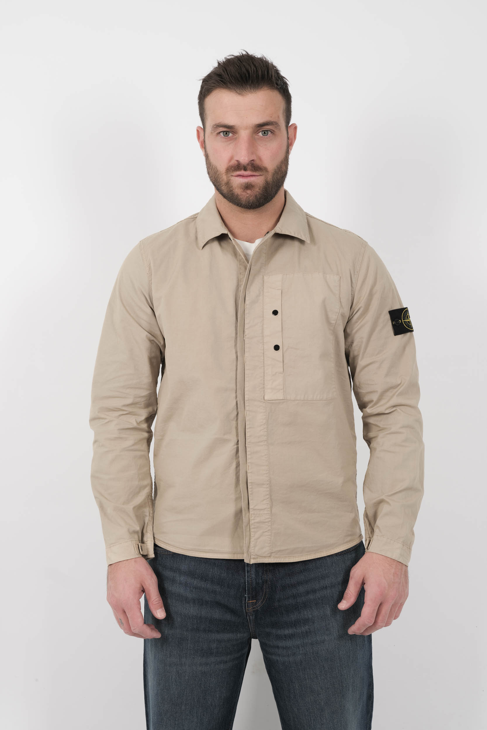 SURCHEMISE STONE ISLAND BEIGE S151233S10-V009A