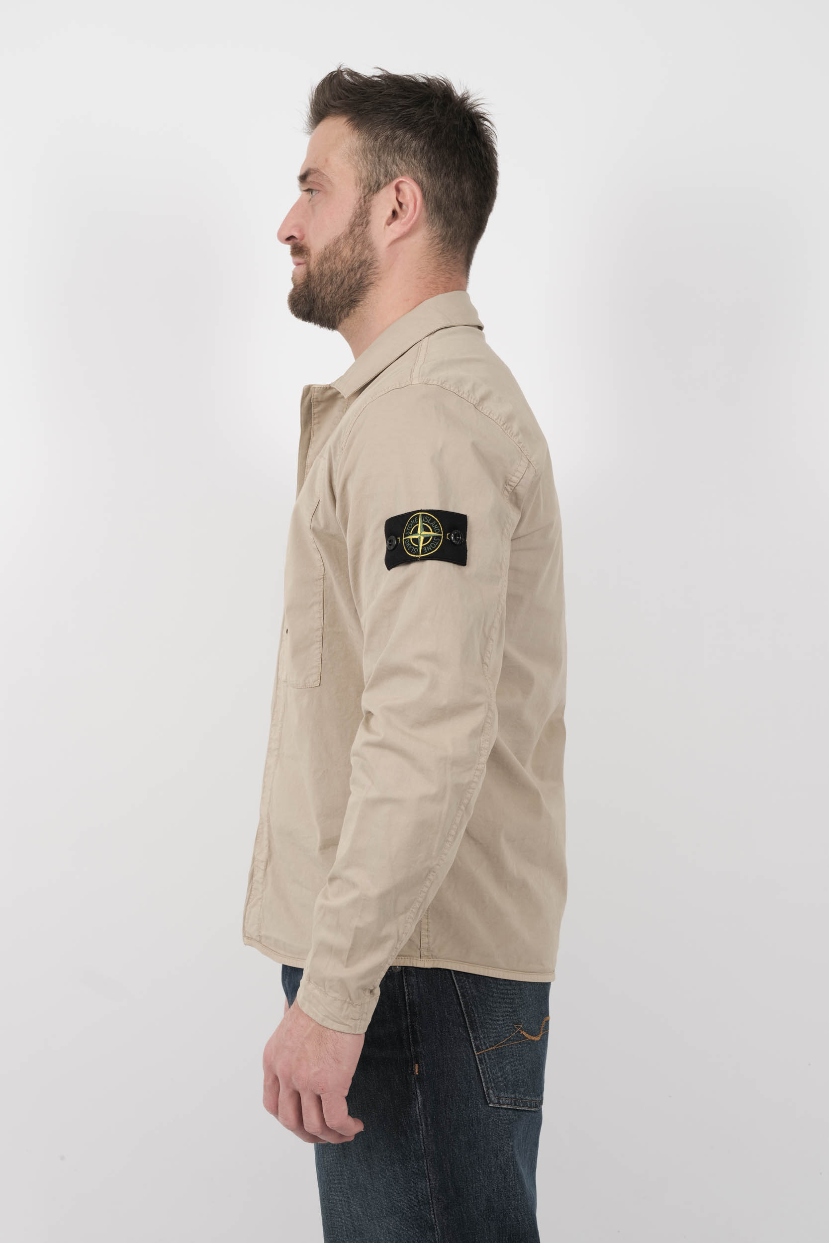 SURCHEMISE STONE ISLAND BEIGE S151233S10-V009A