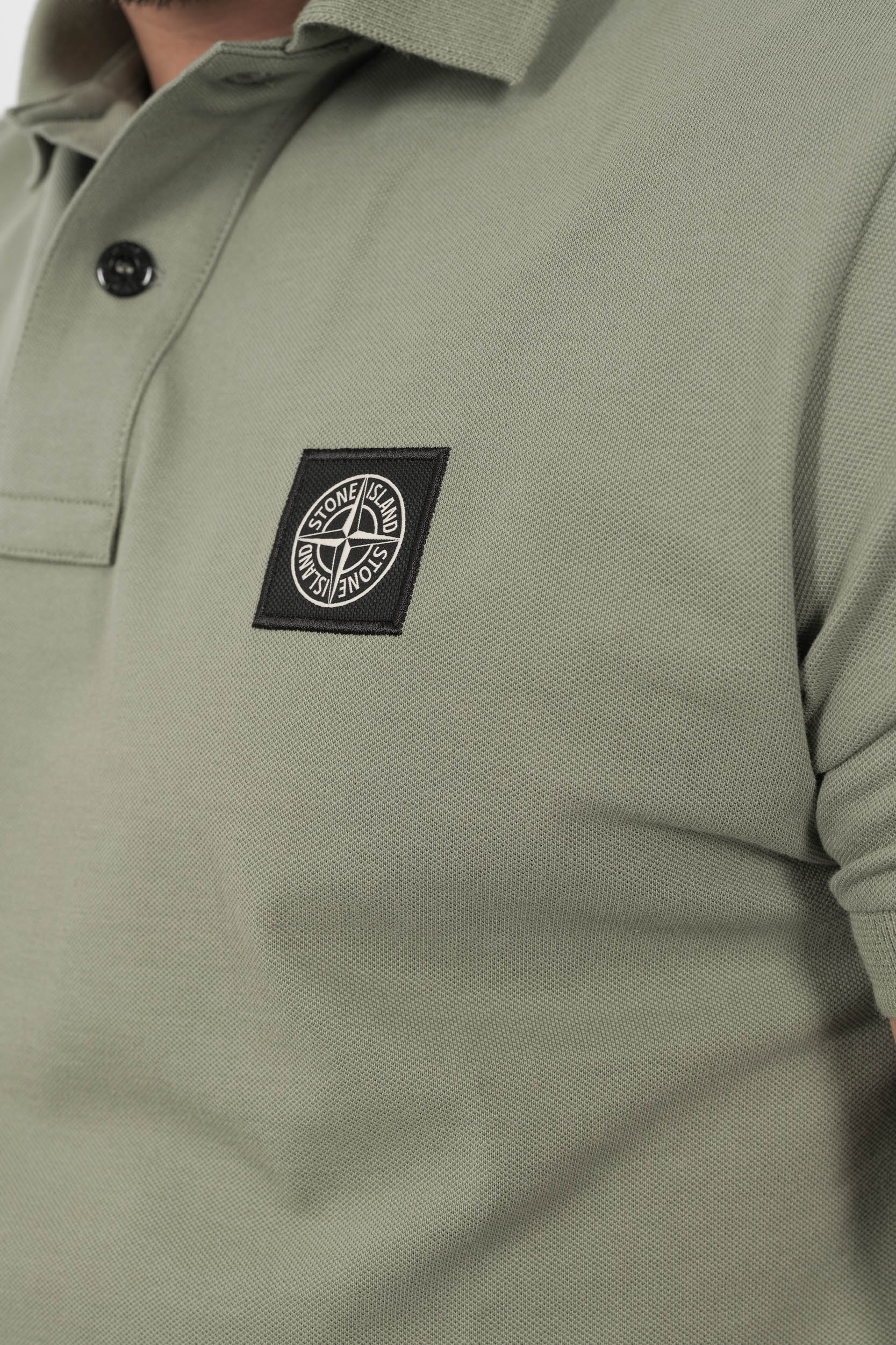  Image du produit POLO STONE ISLAND SLIM FIT VERT S15222SCS17-V0055 - 6