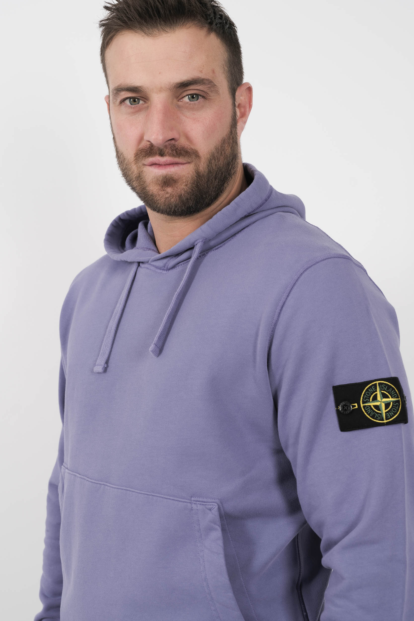 Image du produit SWEAT STONE ISLAND A CAPUCHE VIOLET S156145S51-V0047