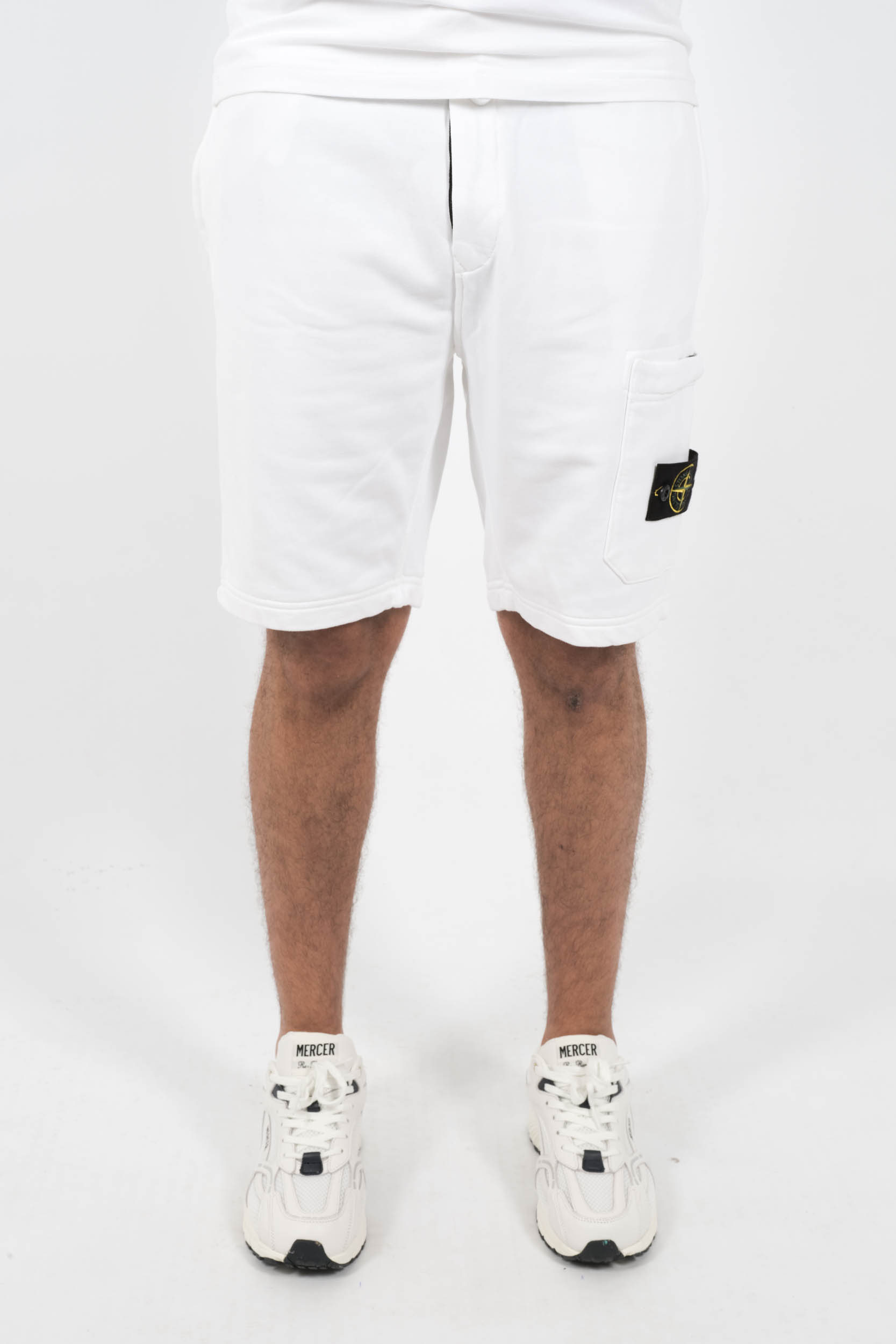 BERMUDA STONE ISLAND EN COTON BLANC S156212S51-V0001