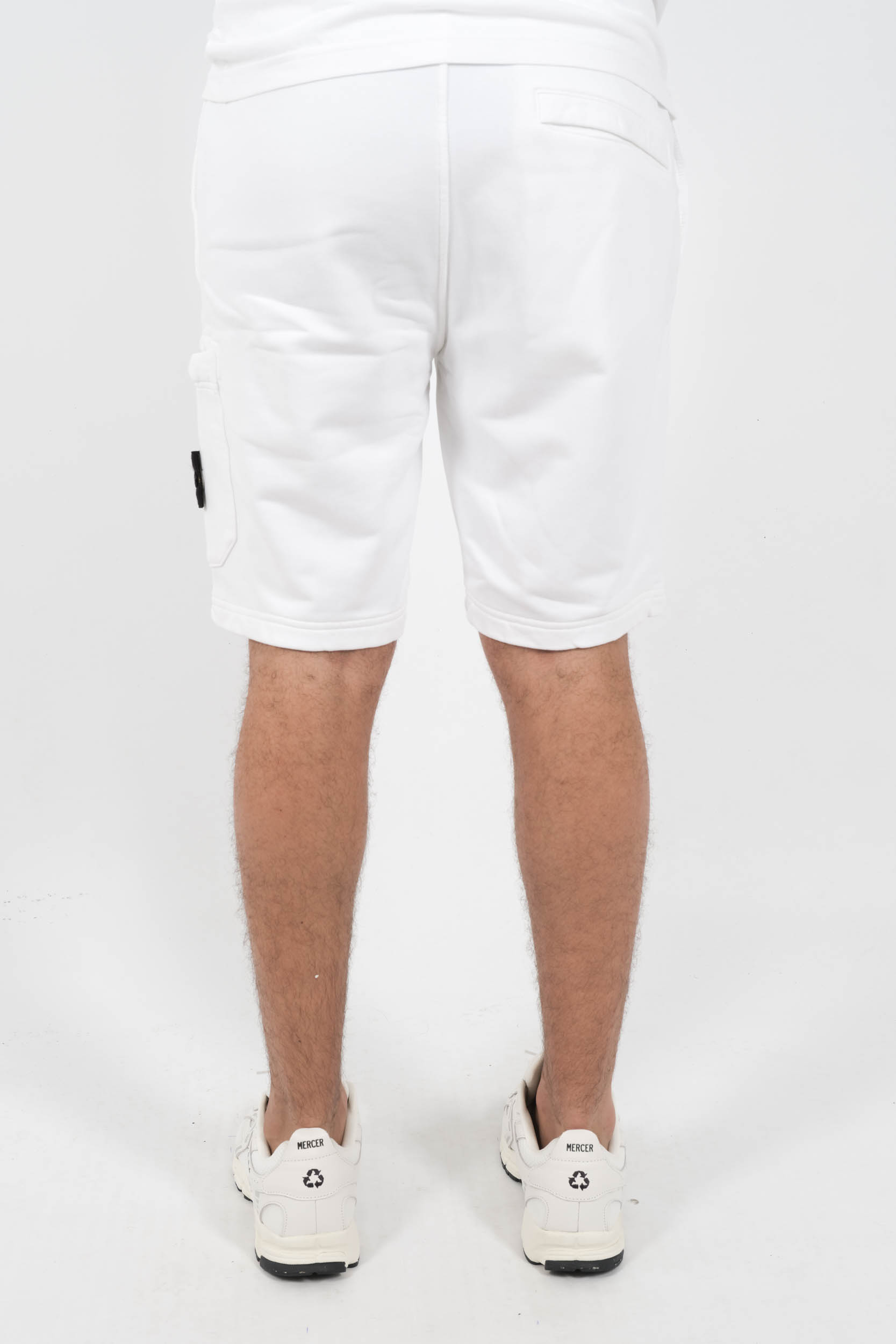 BERMUDA STONE ISLAND EN COTON BLANC S156212S51-V0001